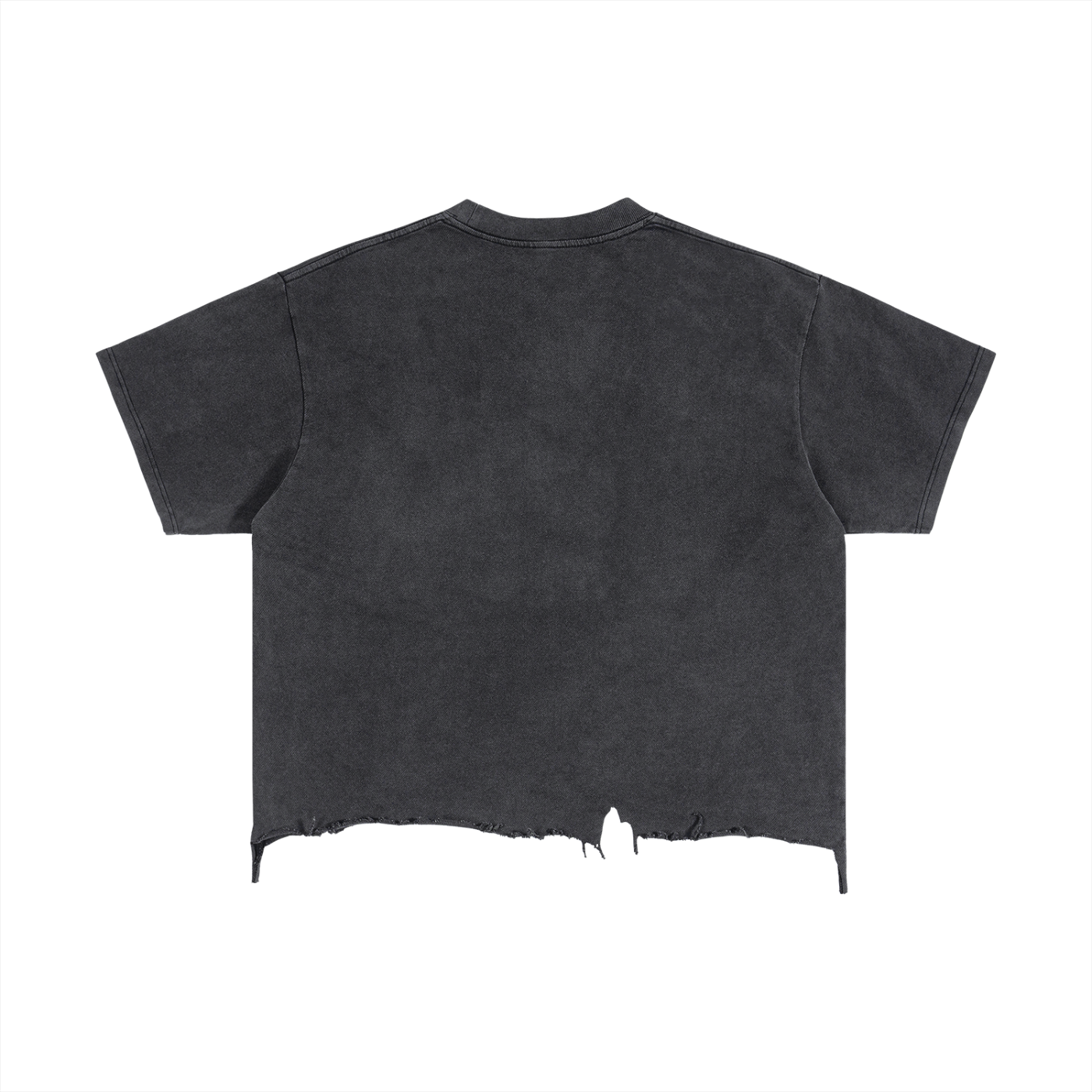 Trust God Vintage Wash Boxy Distressed Hem T-Shirt