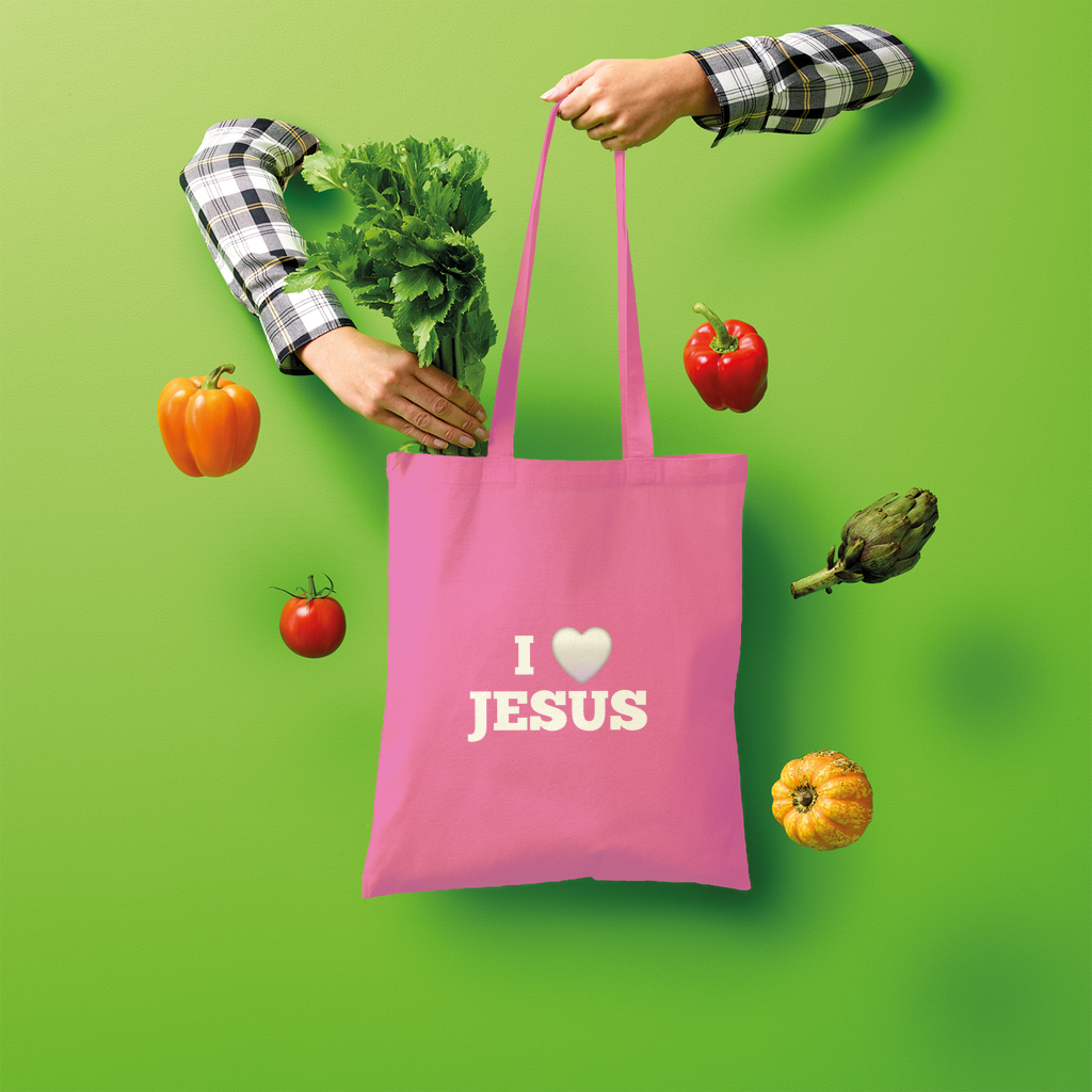 I love Jesus Shopper Tote Bag