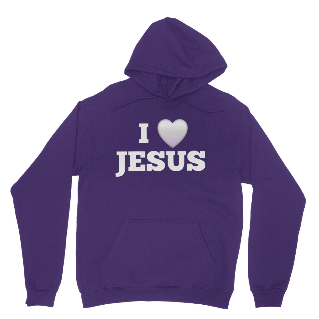 I love Jesus Hoodie for Everyday Comfort - Classic Adult Style