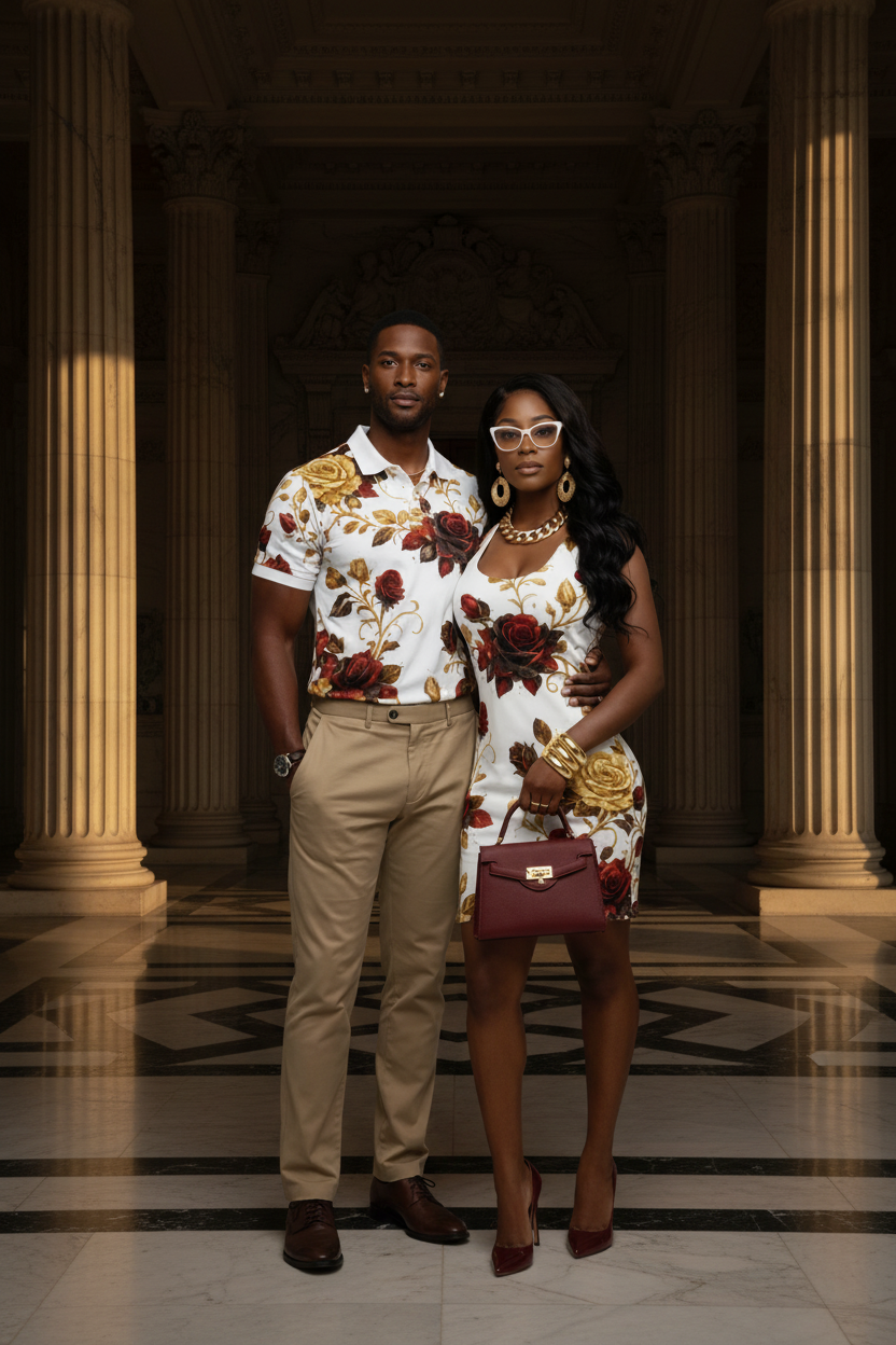 Floral Vintage Polo Shirt for Effortless Style and Ultimate Comfort