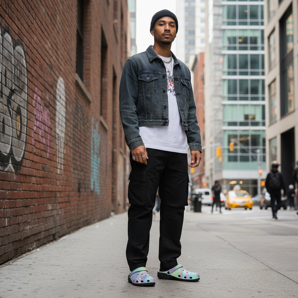 EVA Foam Rubber Shoes Illusion Clog