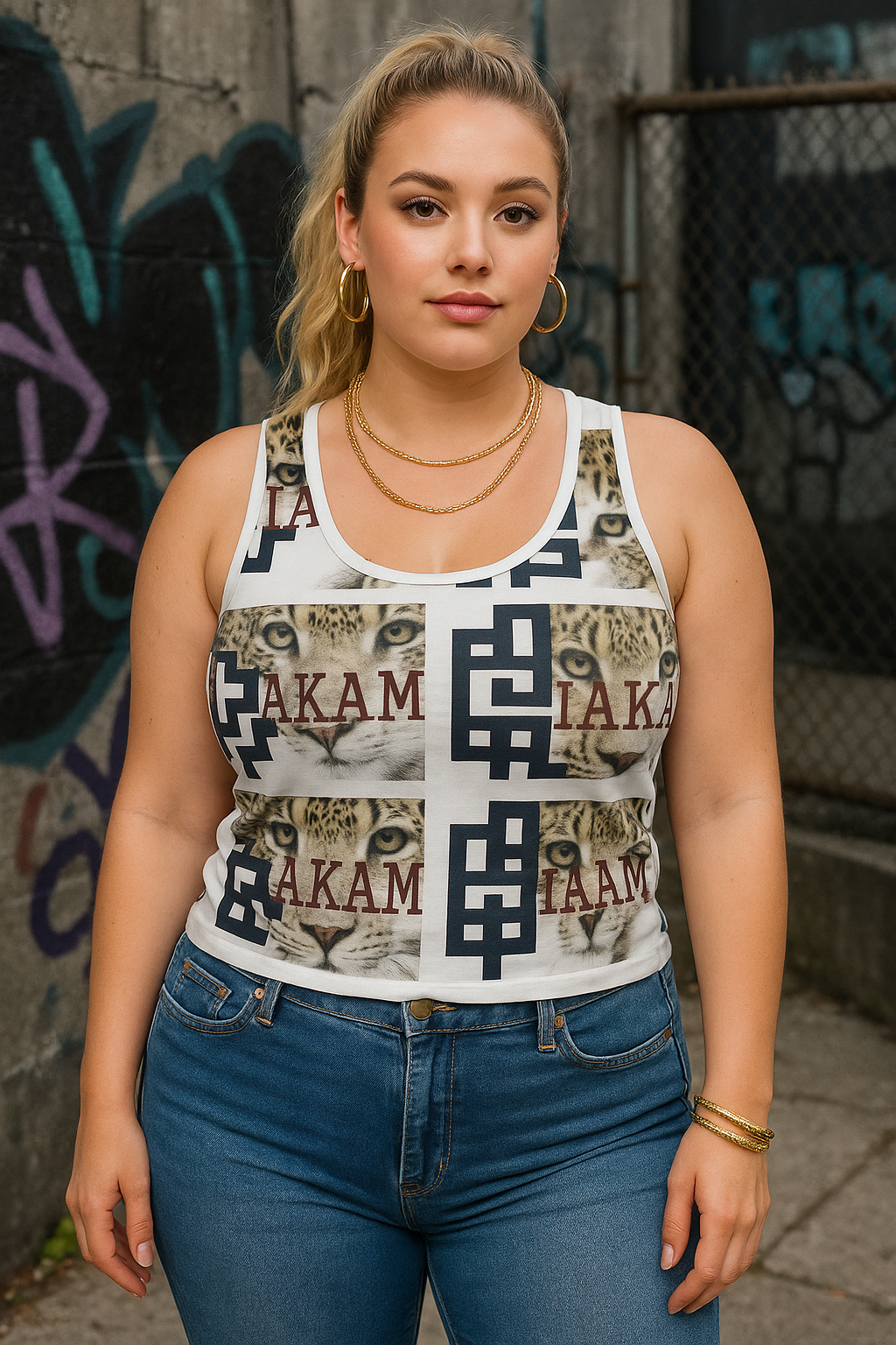 Co Kam Women's All-Over Print Tank