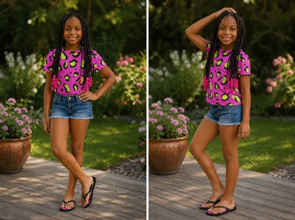 Bedrock Pink Kids Tee - Comfortable & Stylish Apparel for Young Trendsetters
