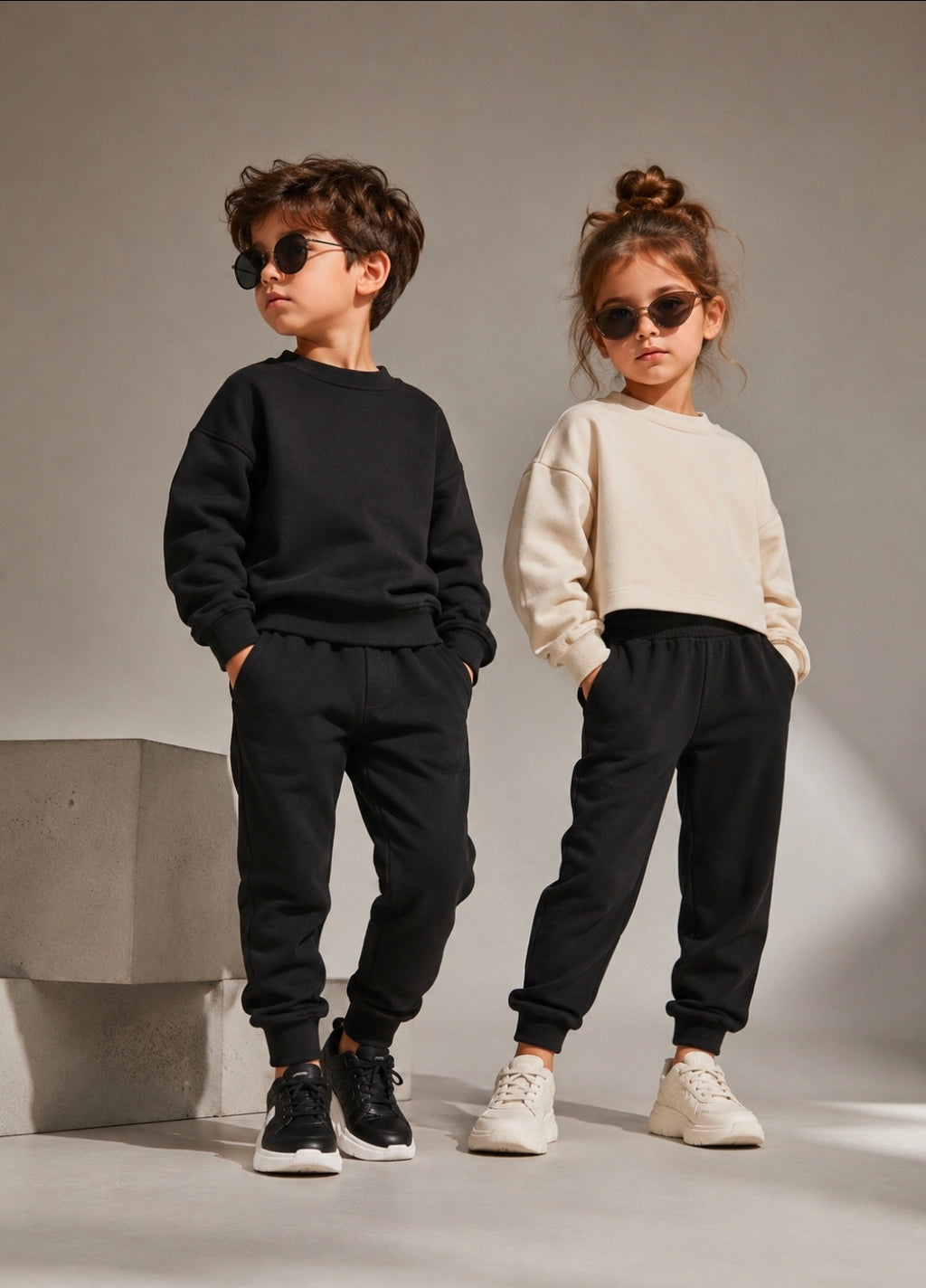 Children's Casual Drawstring Joggers