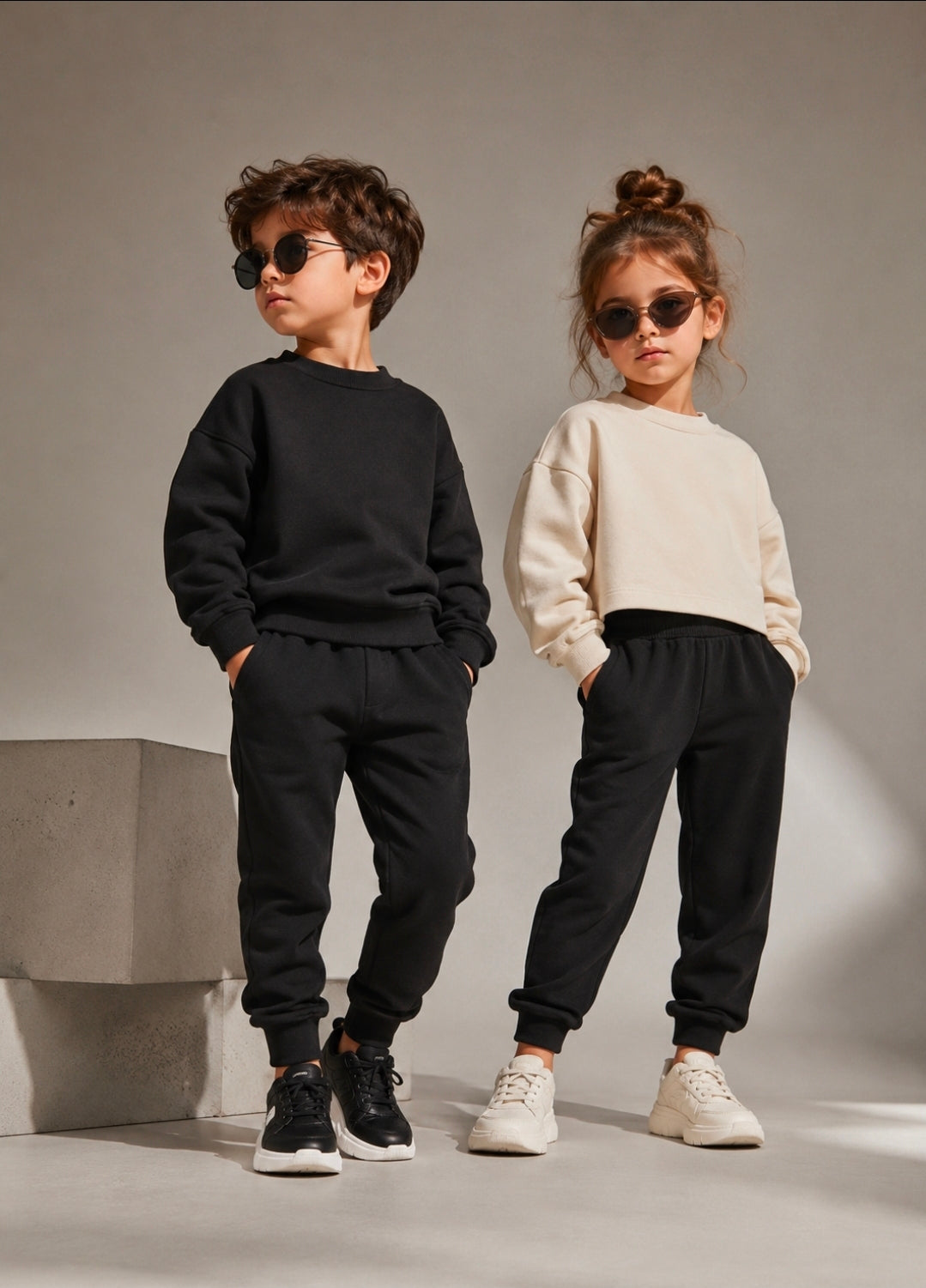 Children's Casual Drawstring Joggers