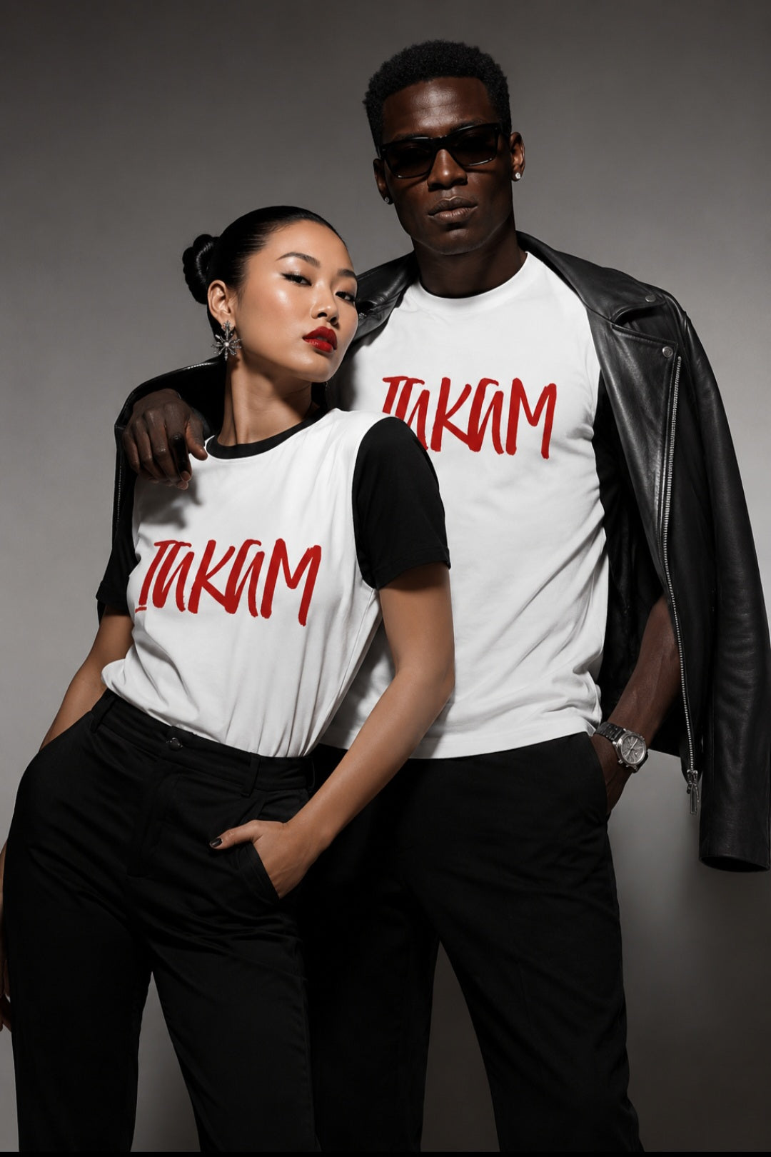 IAKAM Red Classic Panel T-Shirt