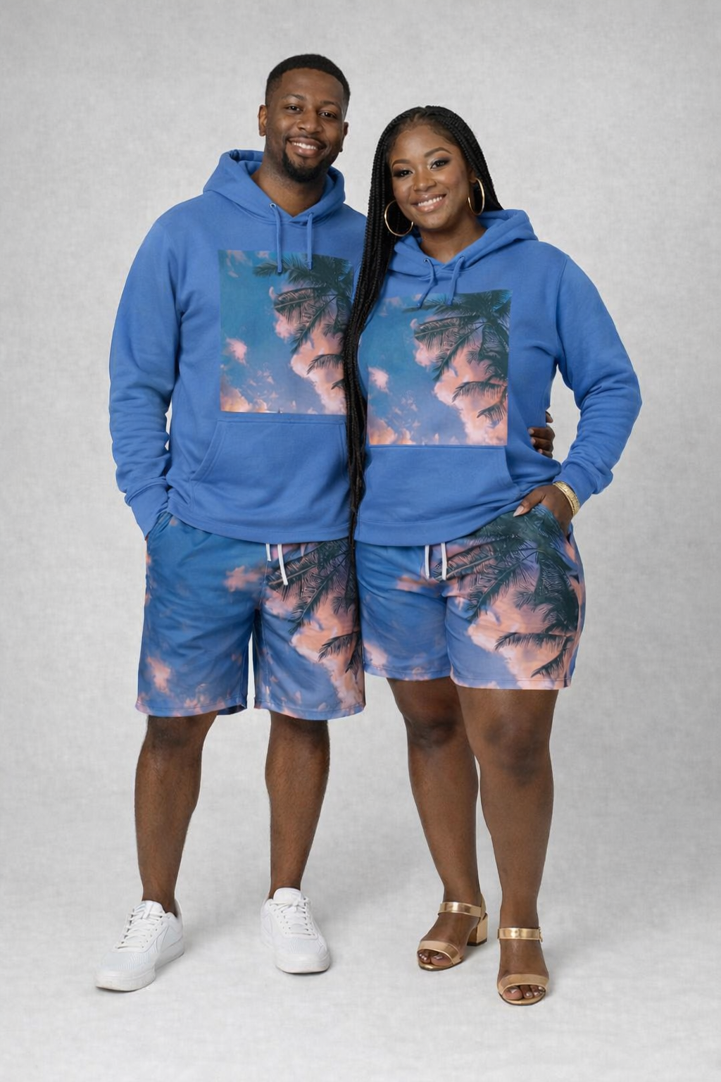Tropical Style Premium Adult Hoodie