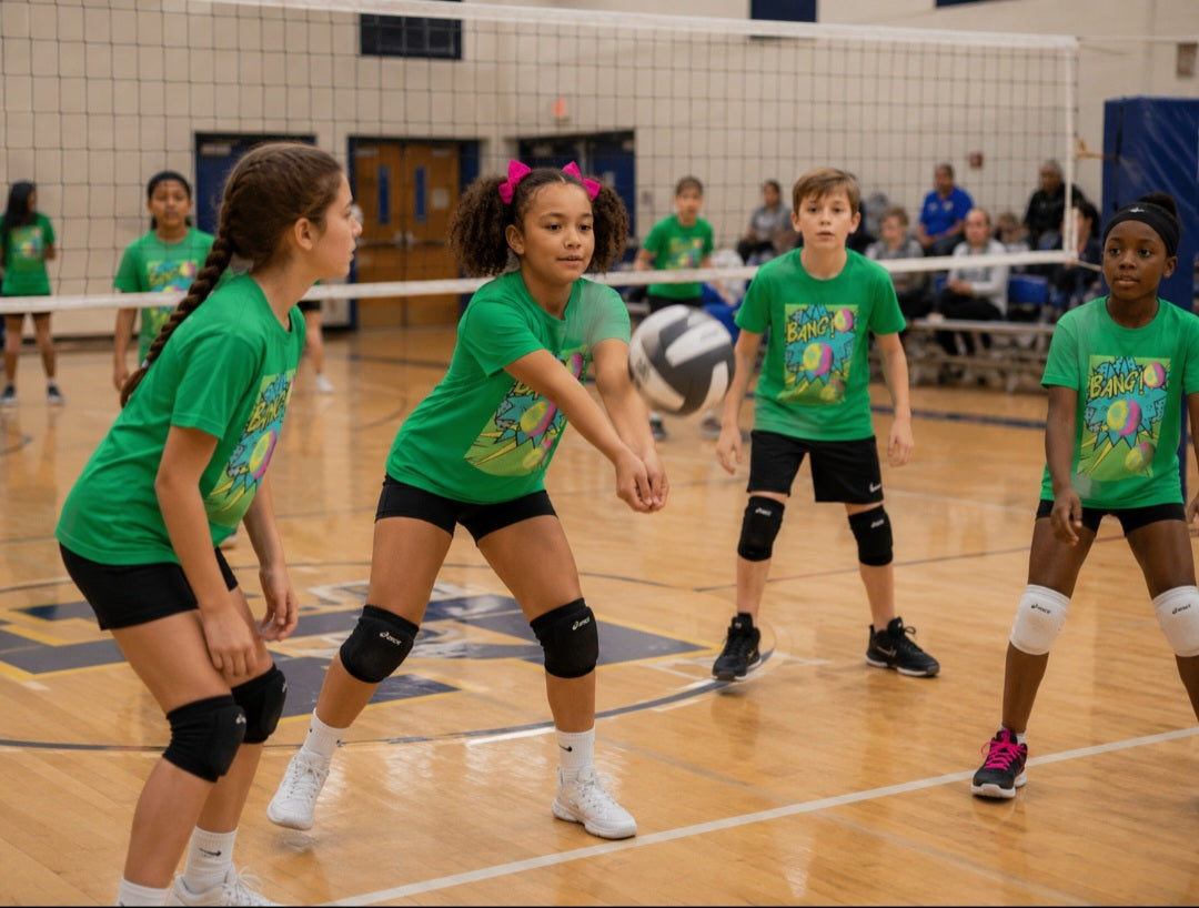 Volley Ball Kids T-Shirt for Young Athletes - Classic Style
