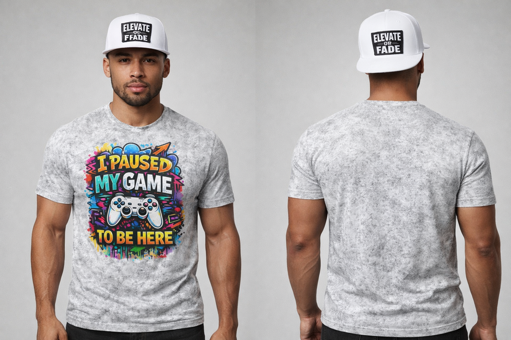 I paused my game Acid Washed T-Shirt