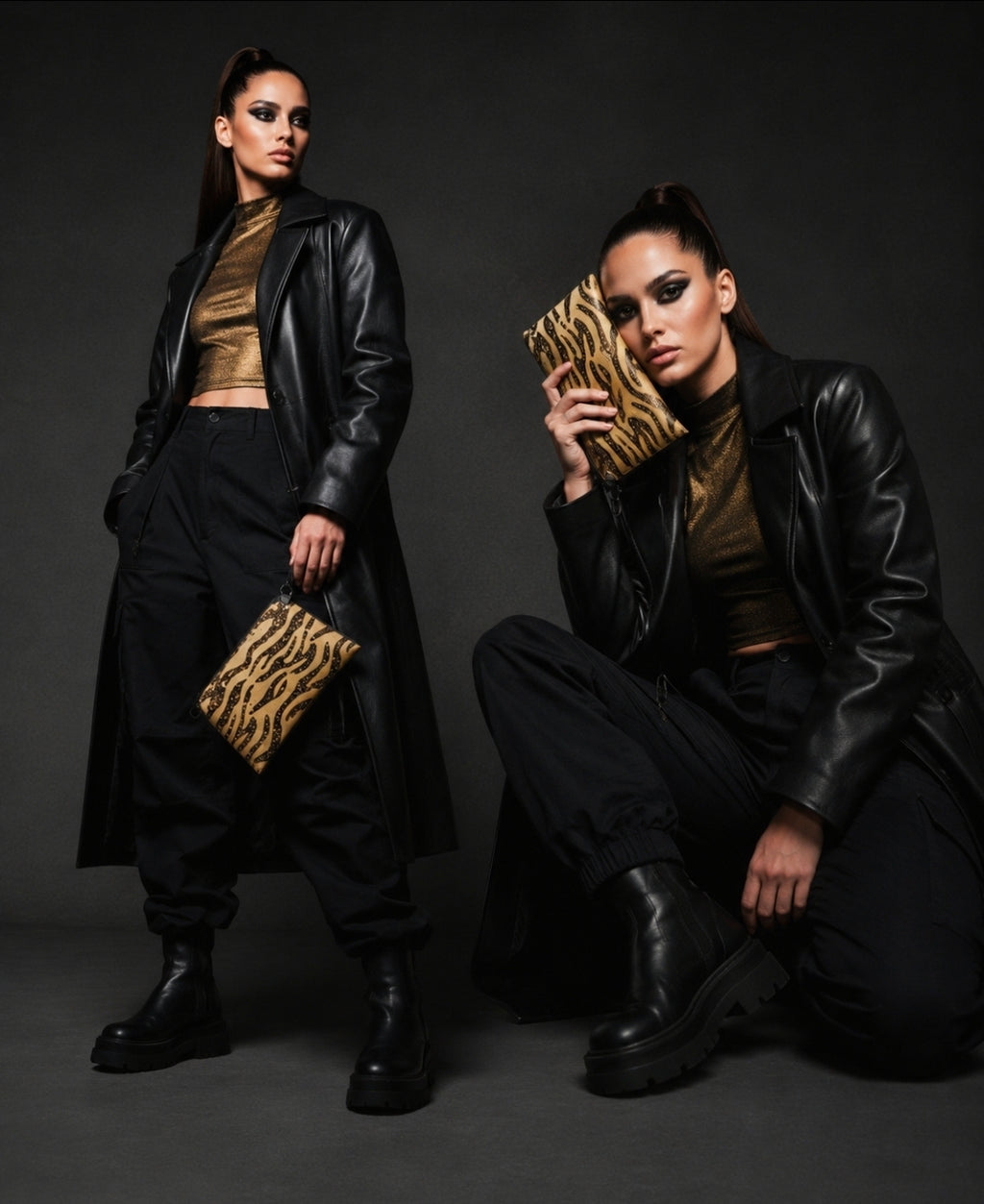 Golden Taz Wristlet