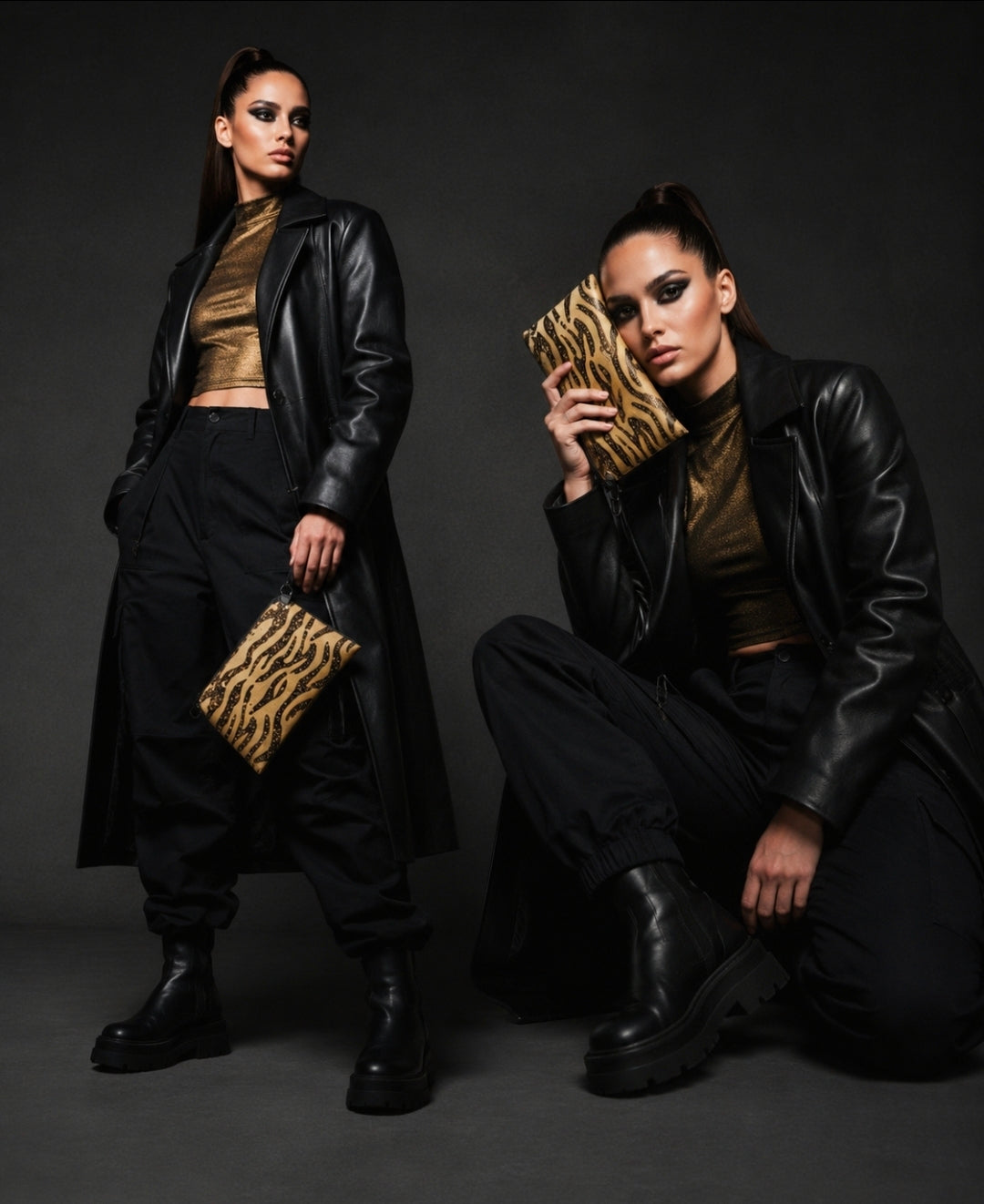 Golden Taz Wristlet