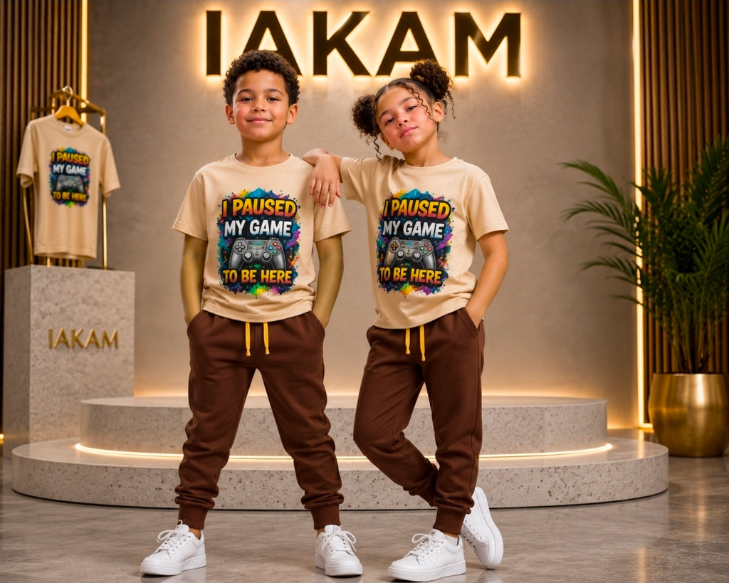 Children's Casual Drawstring Joggers
