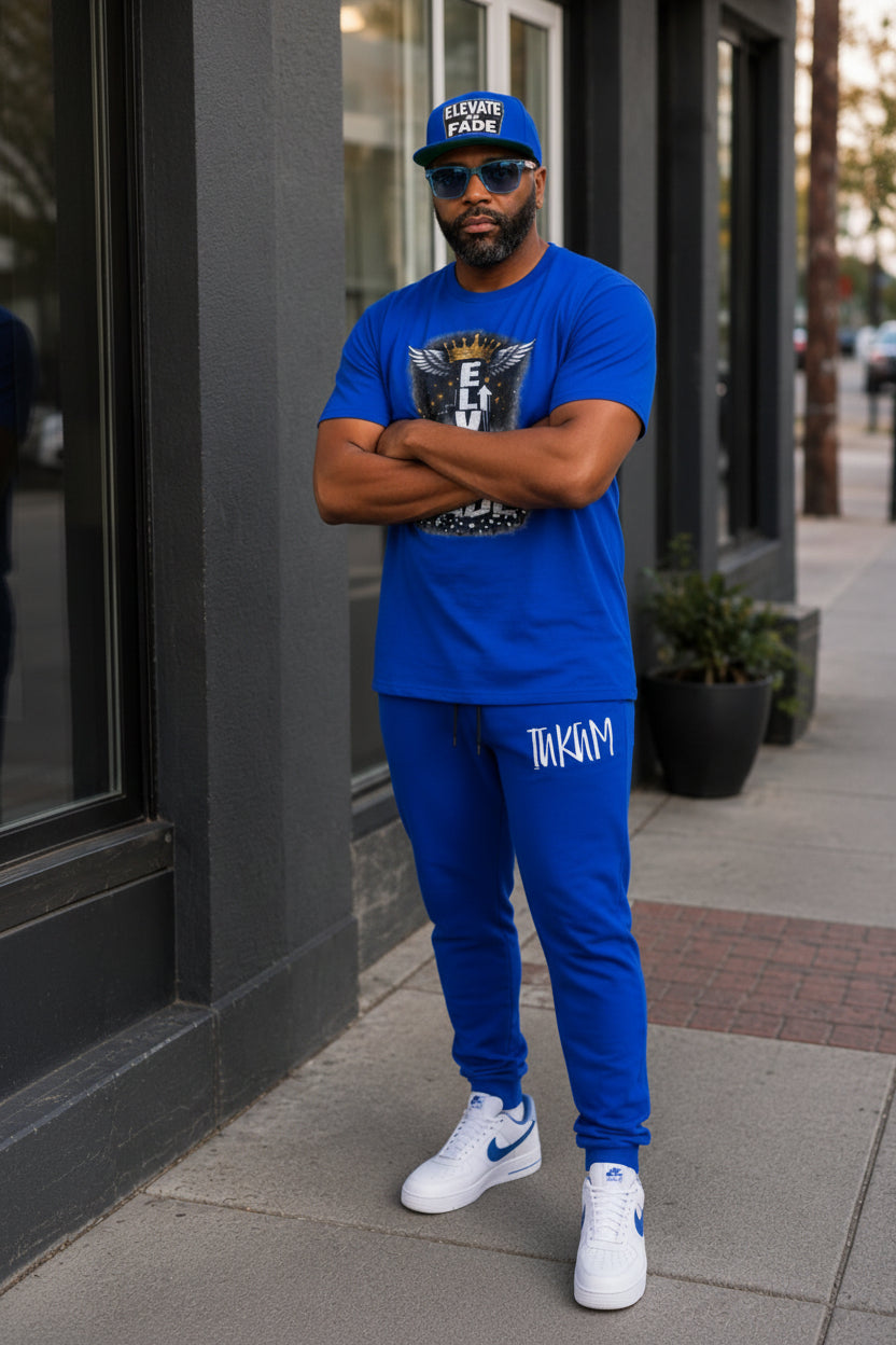 Blu Men's Joggers - Comfortable and Stylish Athletic Wear for Everyday Use