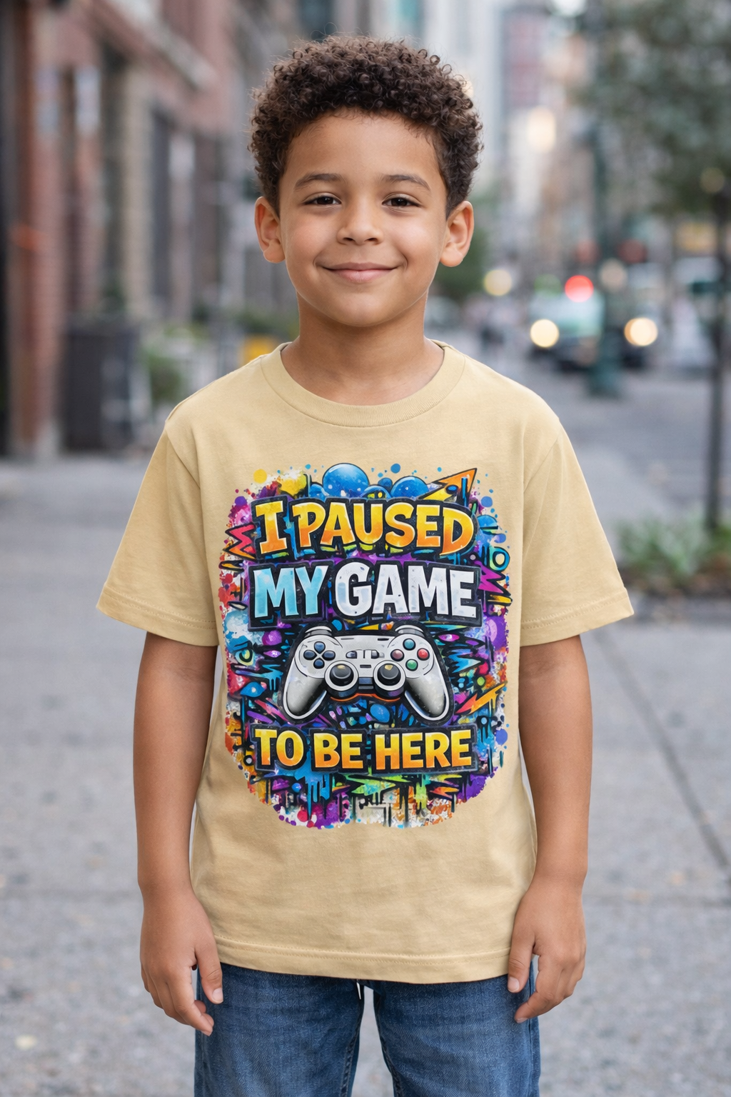 I paused my game Classic Kids T-Shirt