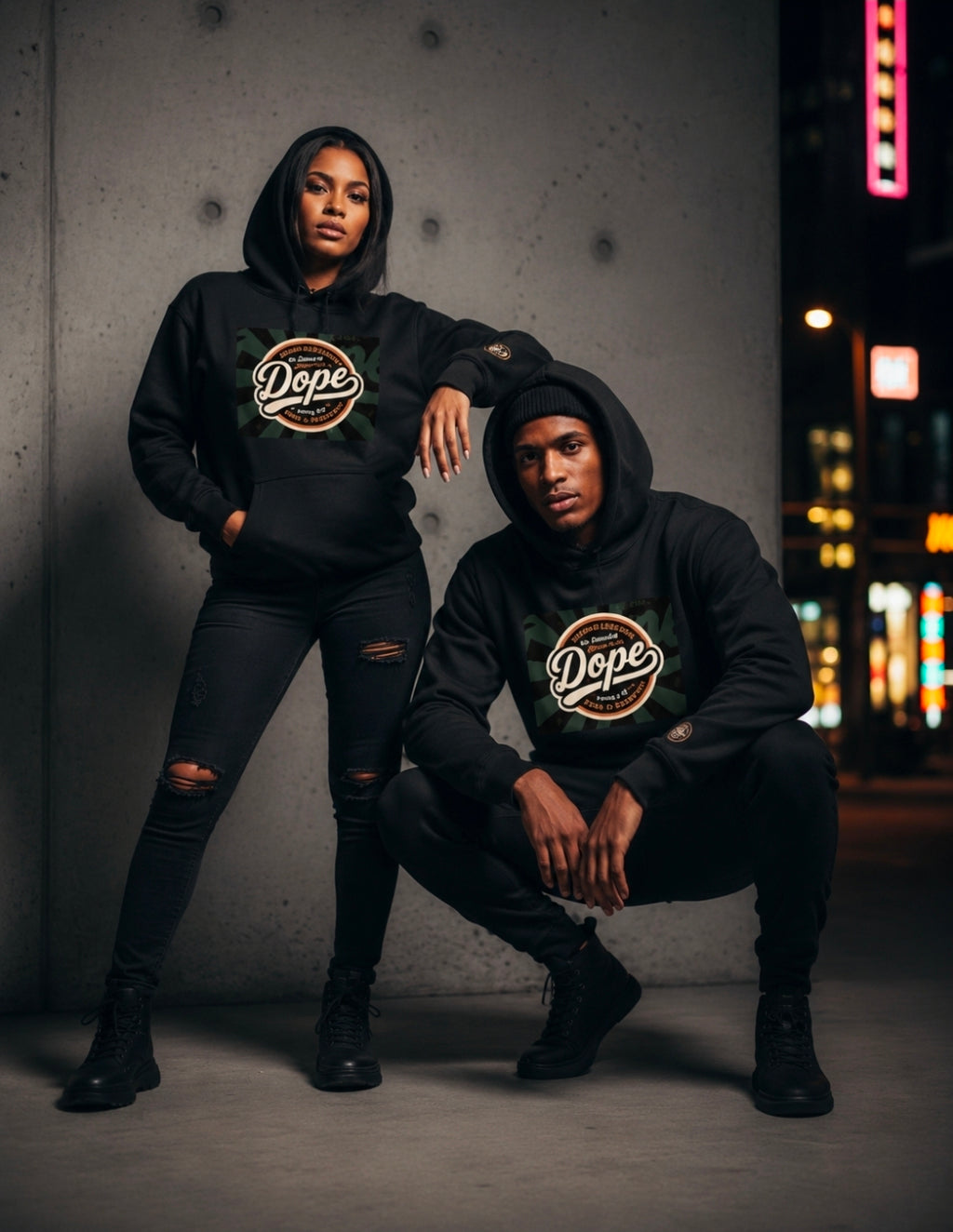Dope Oversize Fleeced Hoodie