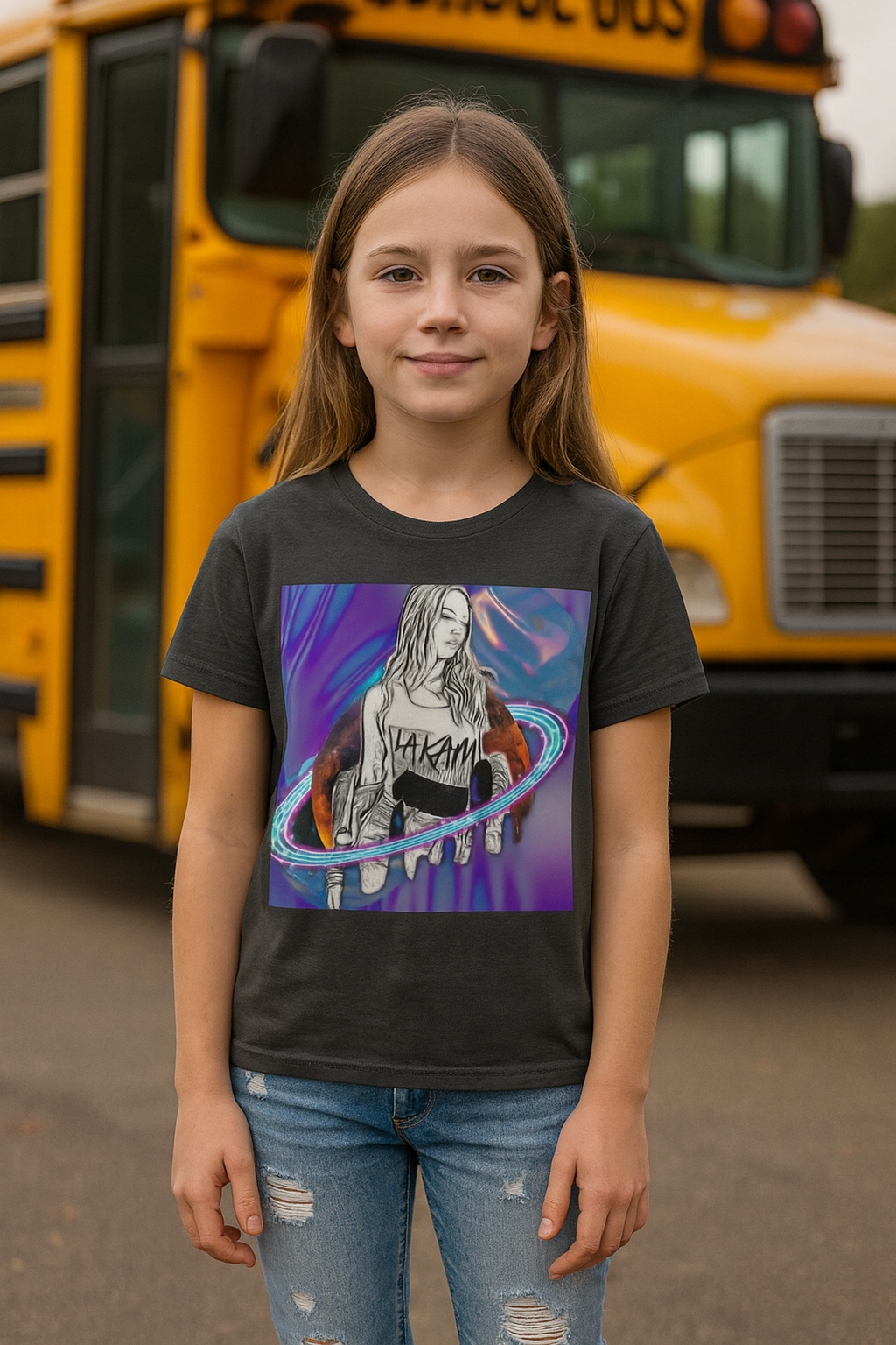 Outerspace3 Organic Jersey Kids T-Shirt - IAKAM