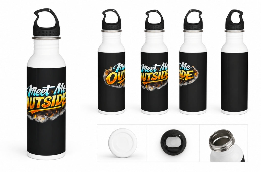 Meet Me Outside Stainless Steel Water Bottle - Perfect Hydration Companion for Outdoor Adventures