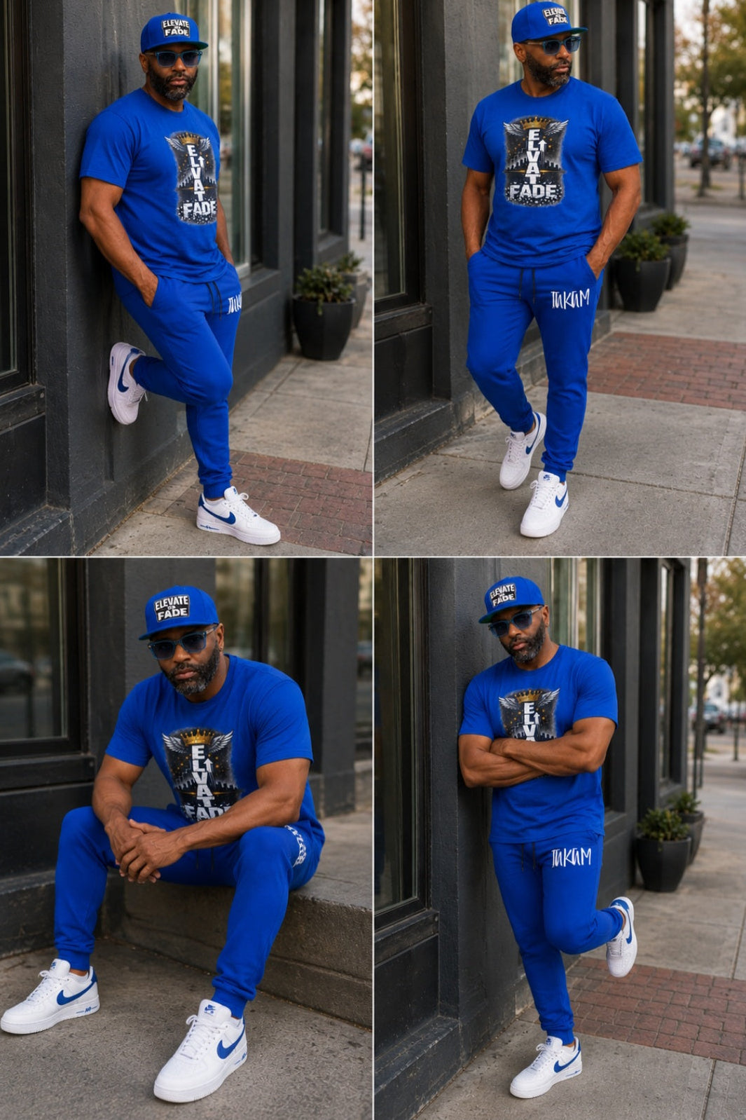 Blu Men's Joggers - Comfortable and Stylish Athletic Wear for Everyday Use