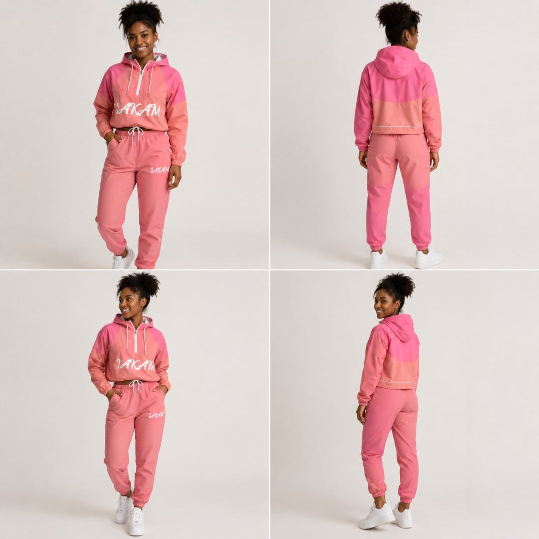 FUSION Women's Windbreaker: Stylish Cropped Design for Outdoor Comfort