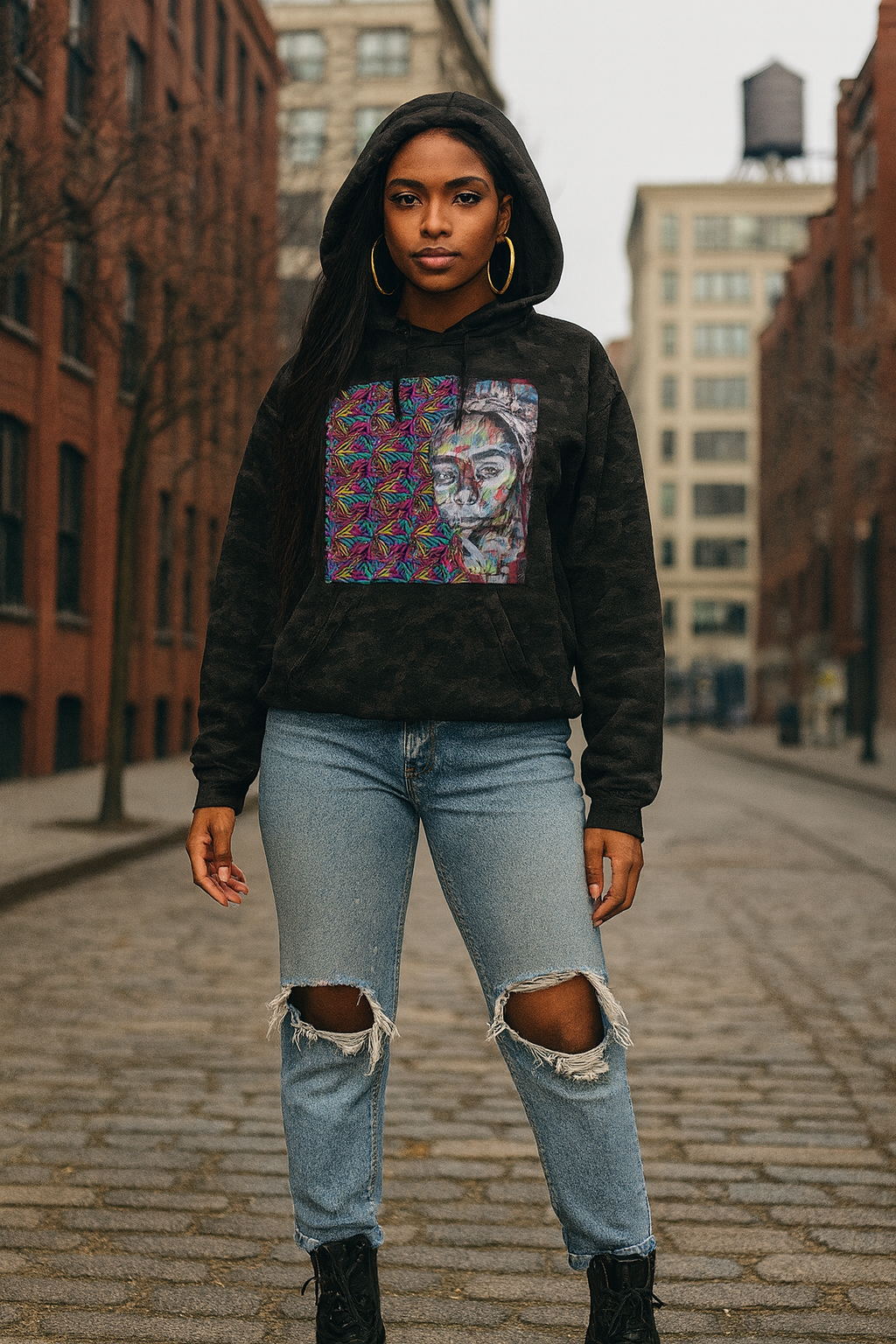 Beauty Camouflage Adult Hoodie - IAKAM