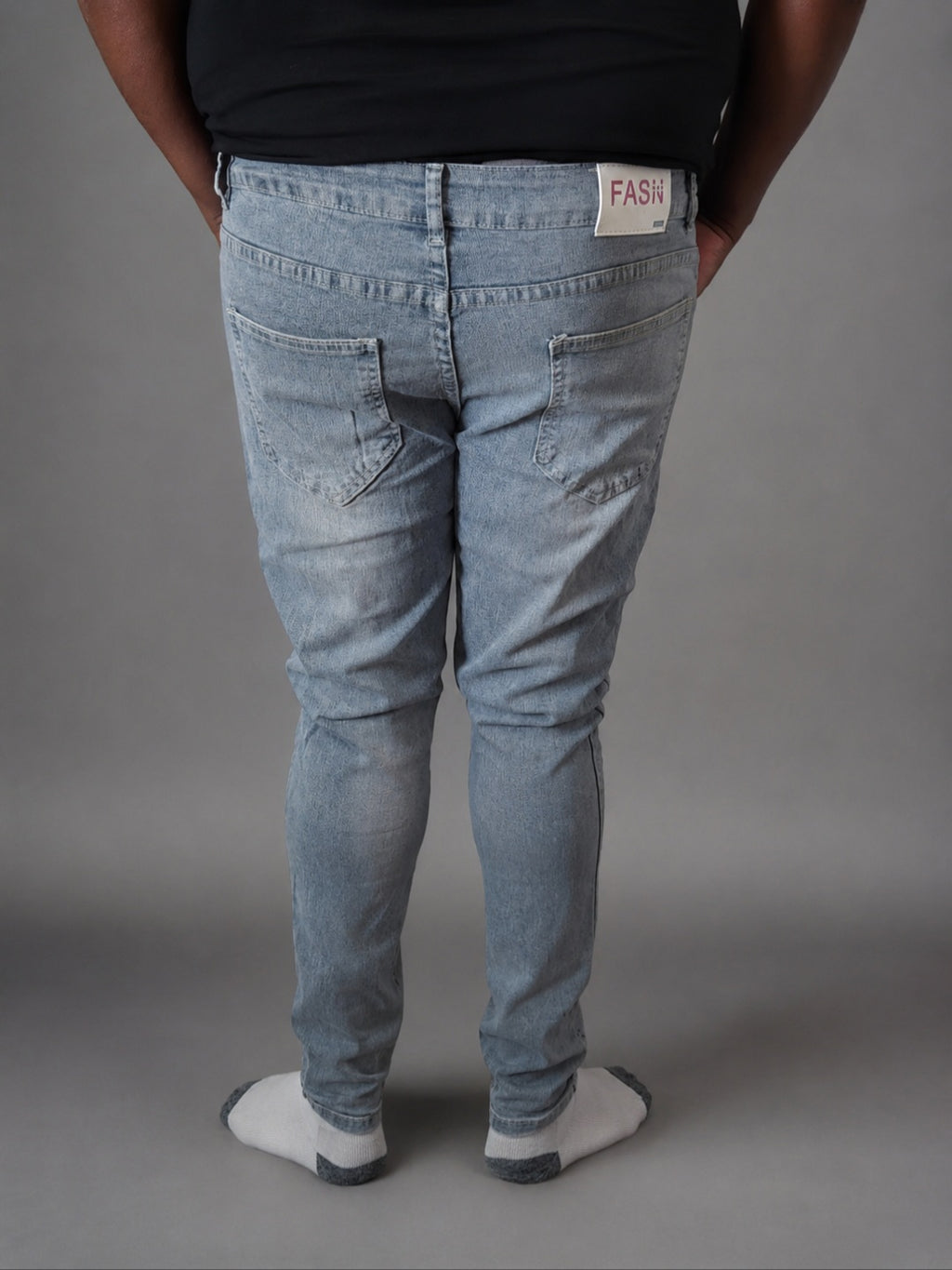 Men's Fashion Distressed Skinny Jeans