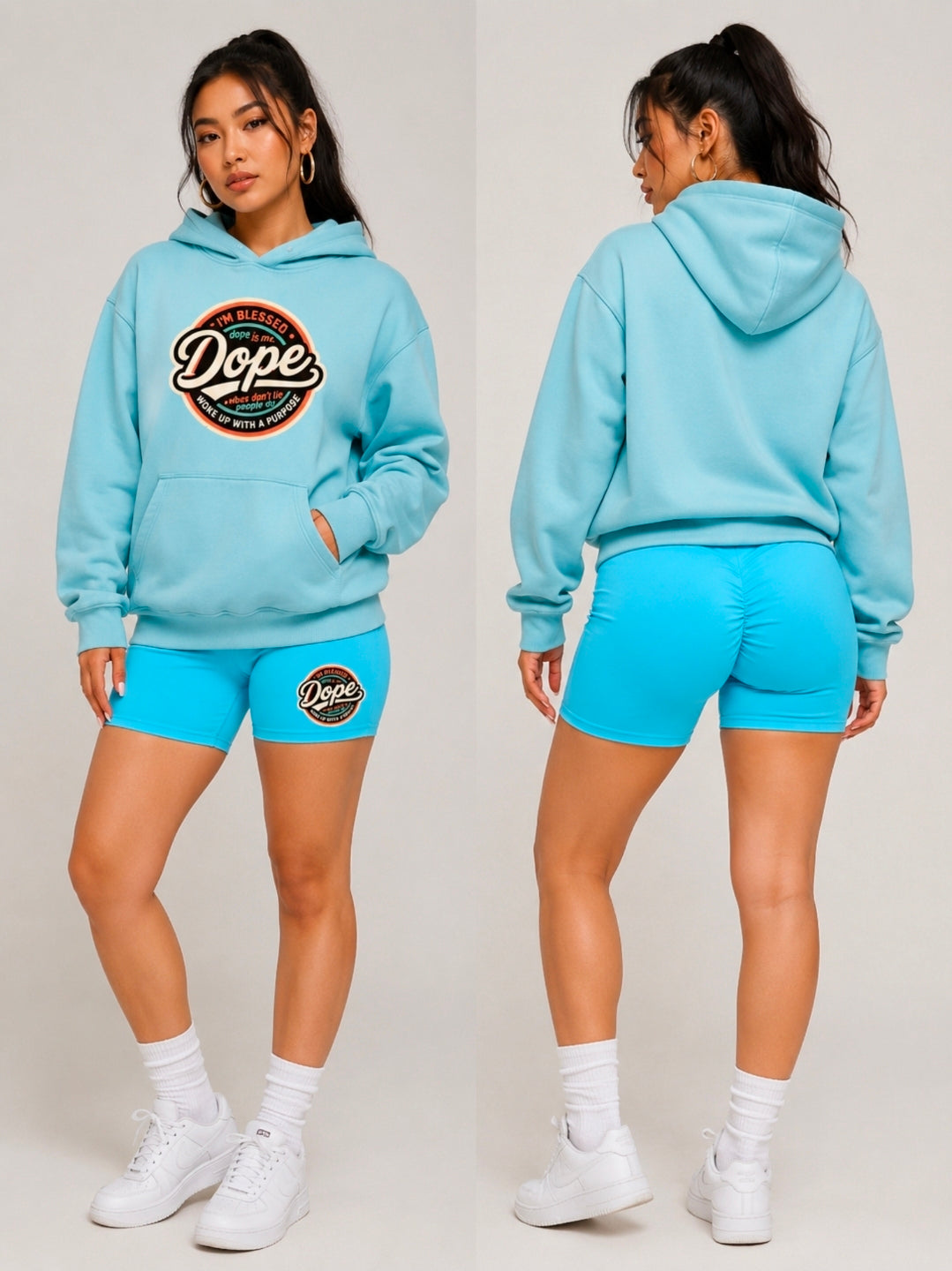 Dope High-Waisted Blend Biker Shorts