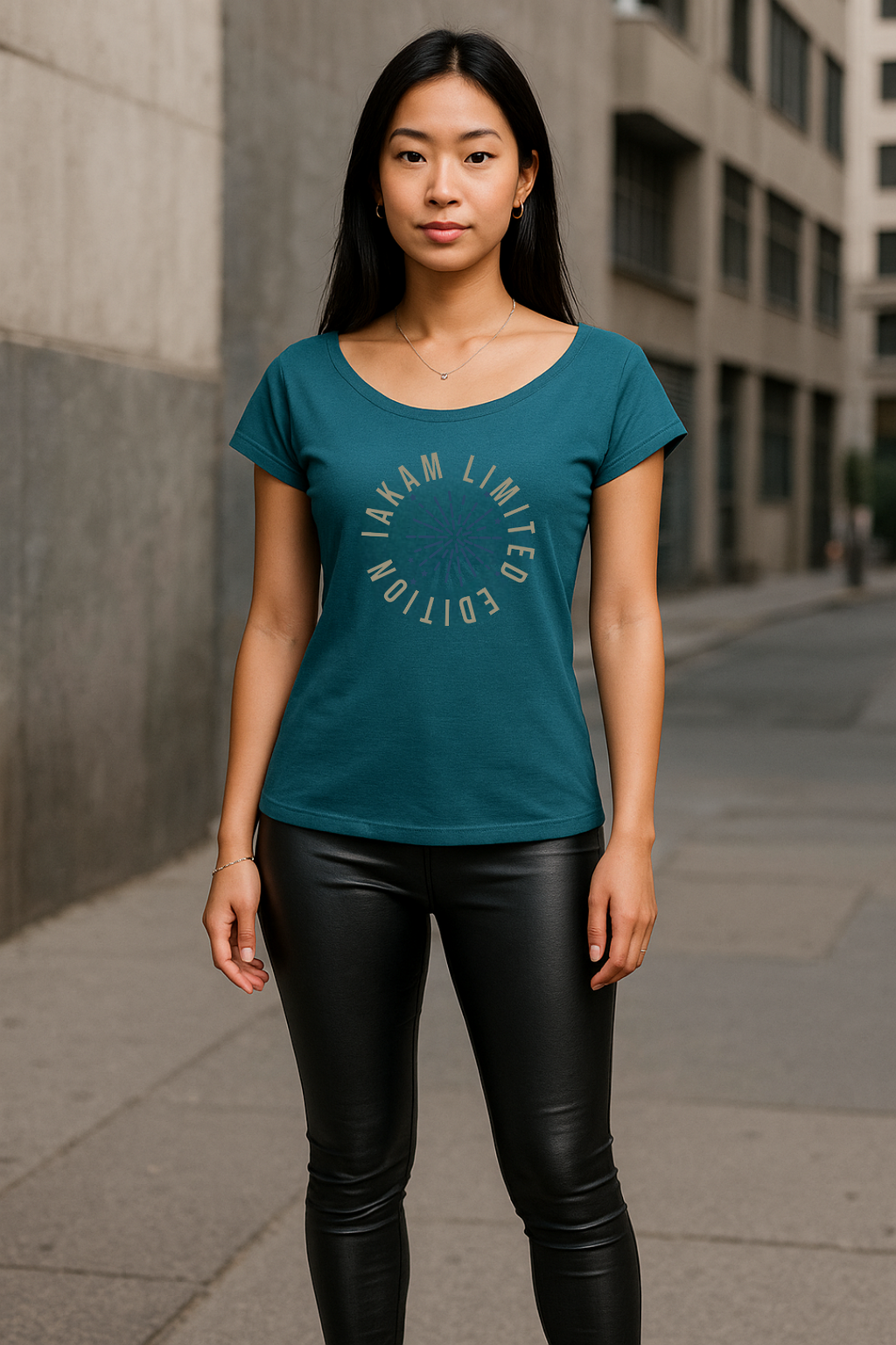 IAKAM Limited Edition Wide Neck Womens T-Shirt XS-5XL - IAKAM