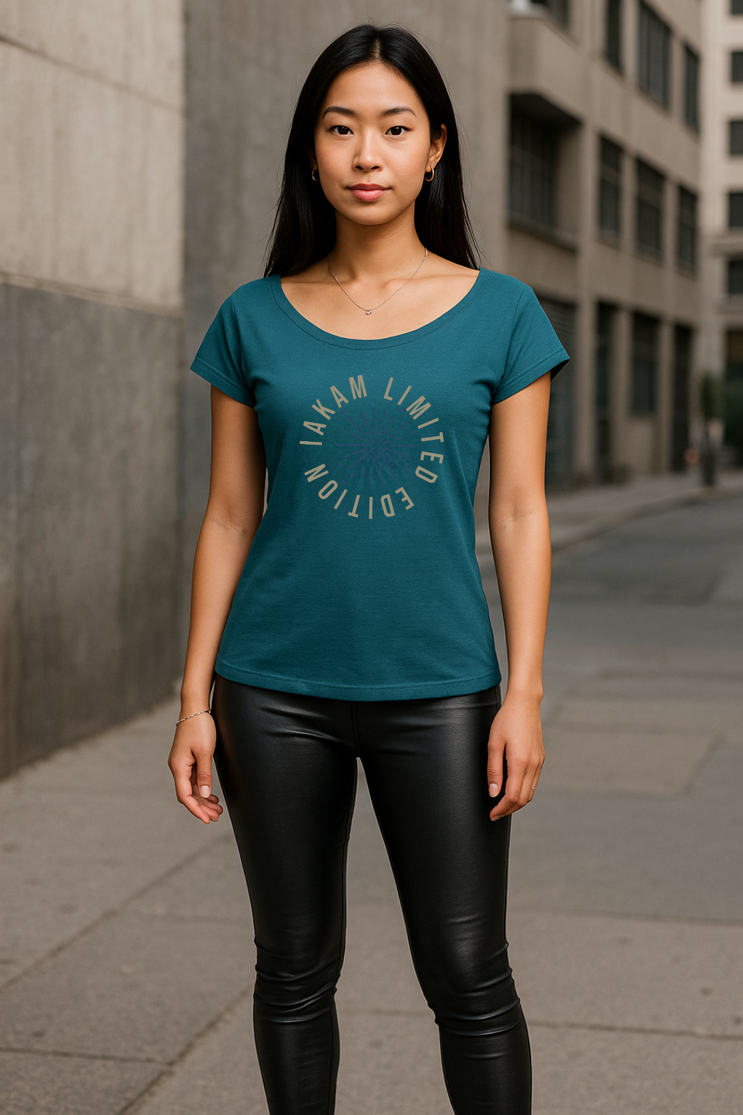 IAKAM Limited Edition Wide Neck Womens T-Shirt XS-5XL - IAKAM