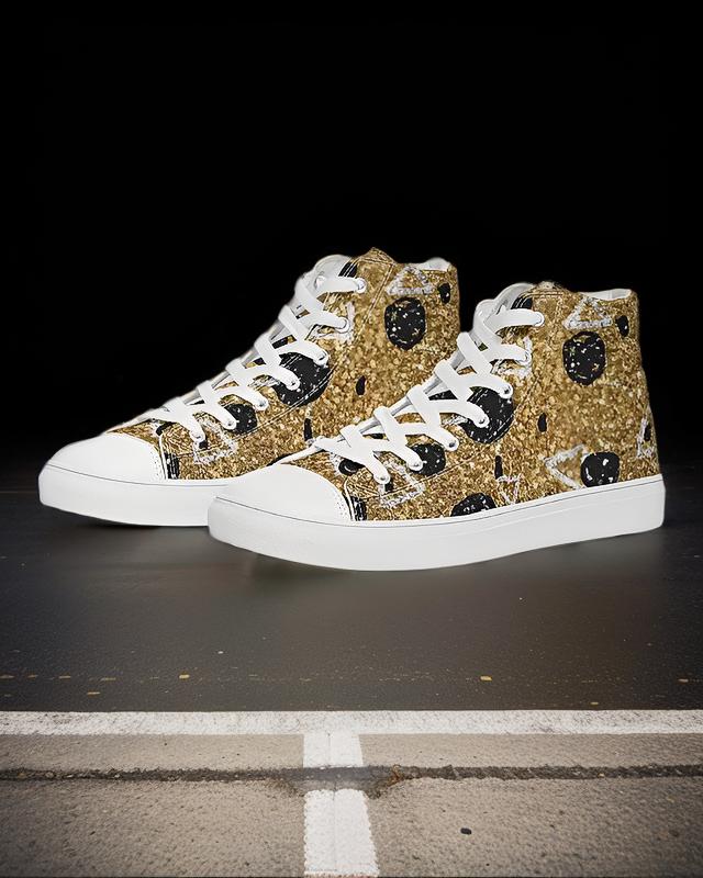 Realm Women's Hightop Canvas Shoe - IAKAM