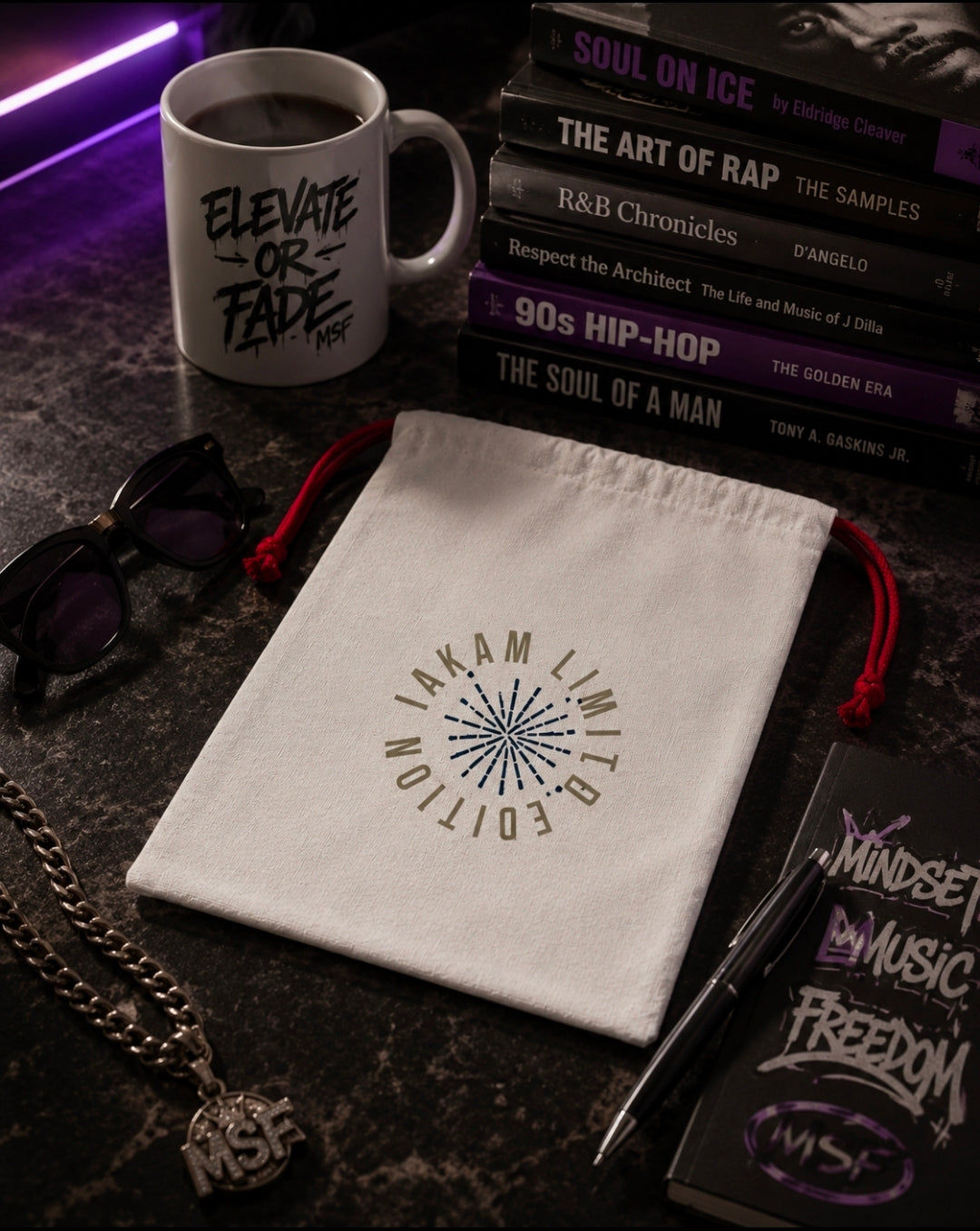 IAKAM Limited Edition Linen Drawstring Sack - Eco-Friendly Storage Solution