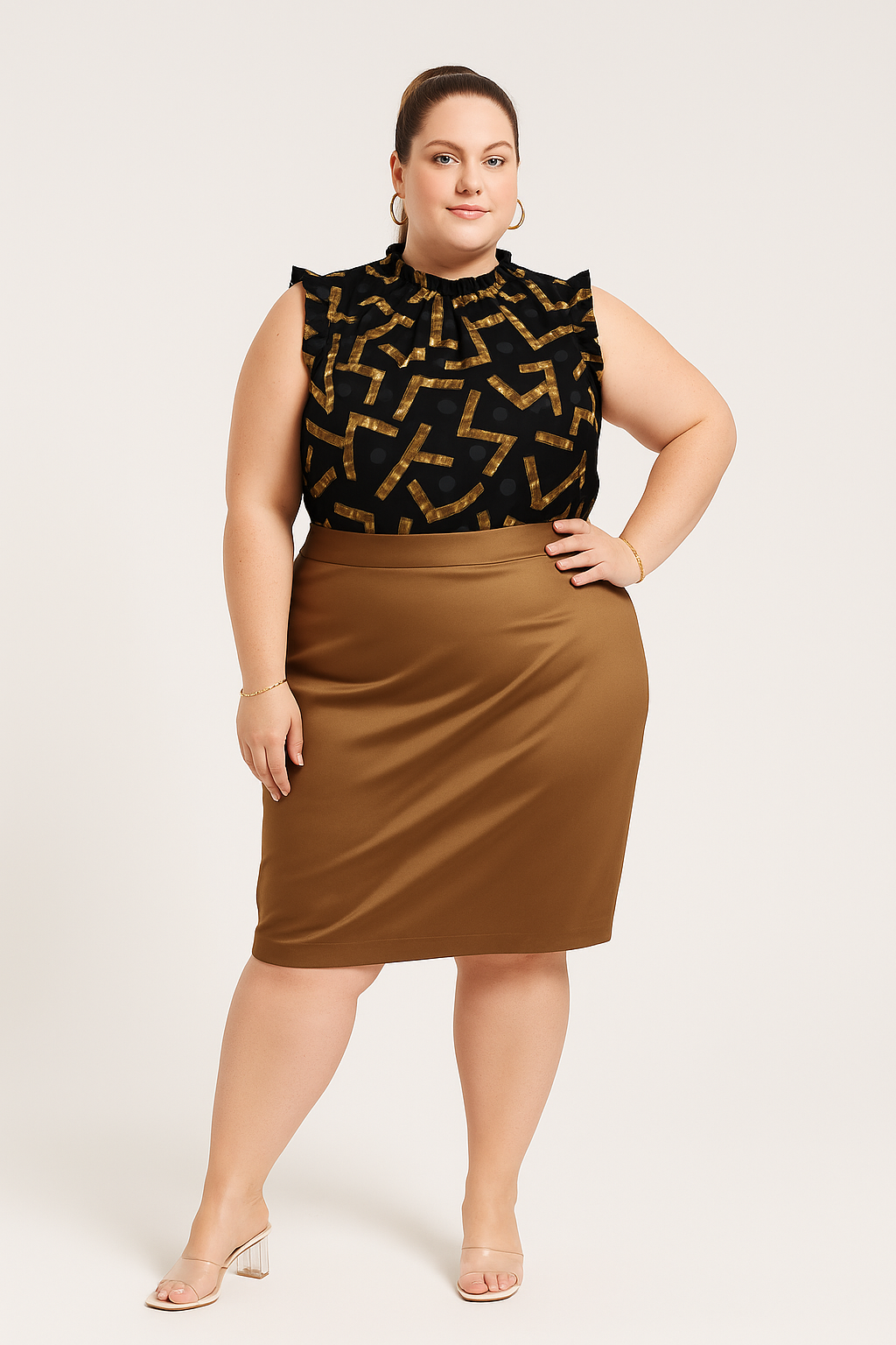 Pixie Night Women's Ruffle Sleeve Top