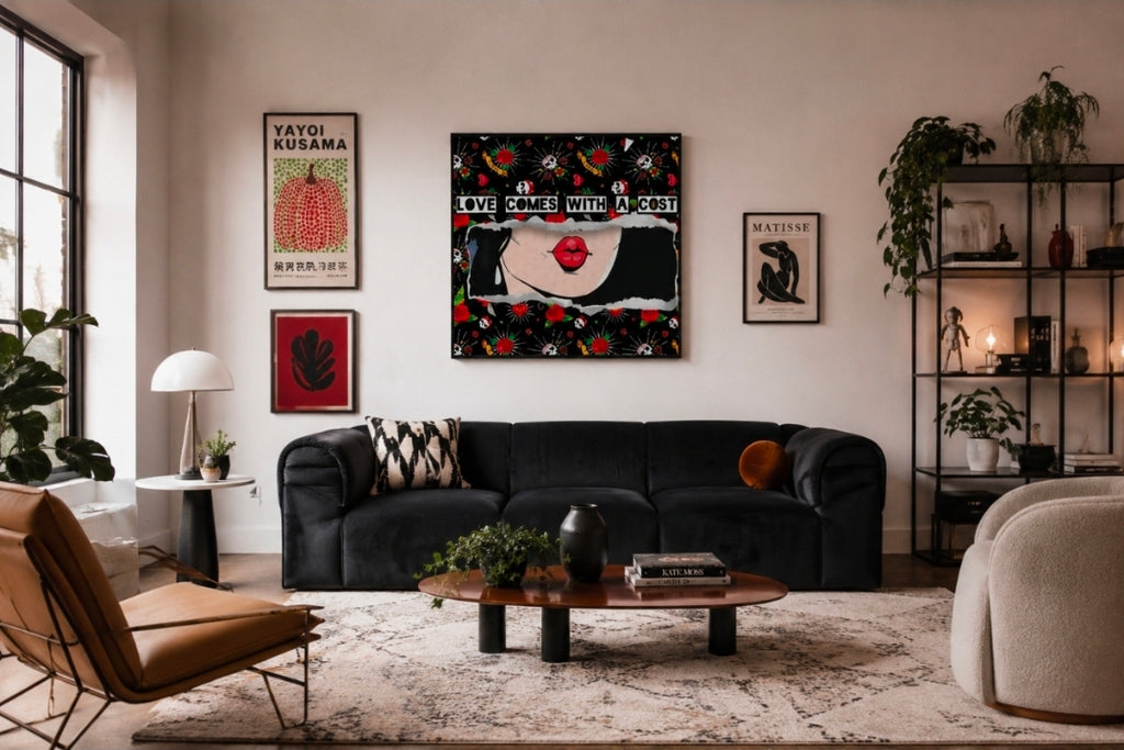 Love Cost Canvas Art - Premium Stretched Canvas for Timeless Wall Aesthetics