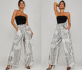 Vintage Women High-Rise Wide Leg Pants