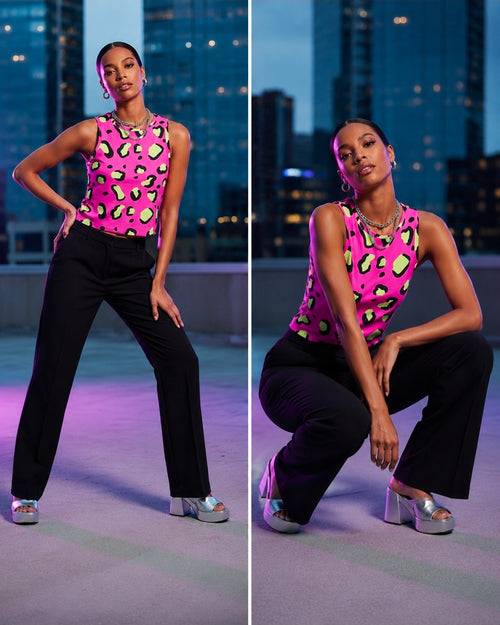Bedrock Women's Cropped Tank Top - Stylish and Comfortable Casual Wear