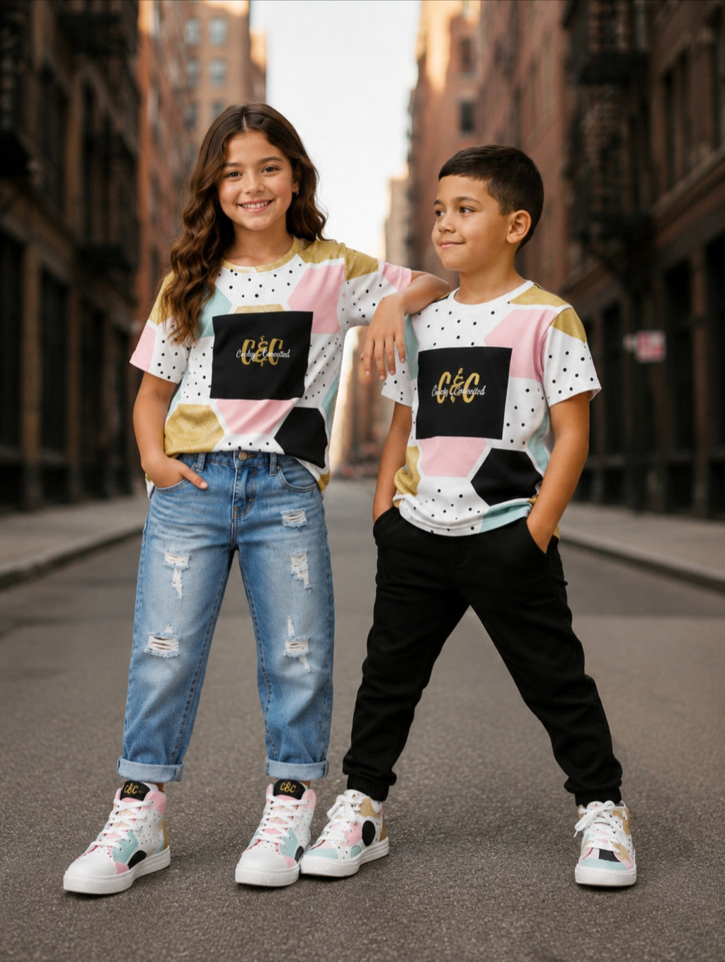 C&C Kids Tee Pattern Design for Creative Young Designers
