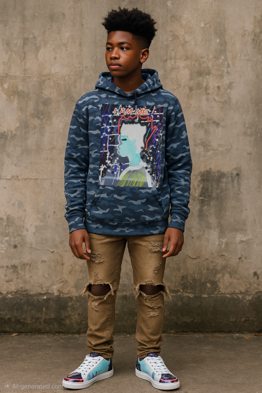 IME Camouflage Adult Hoodie