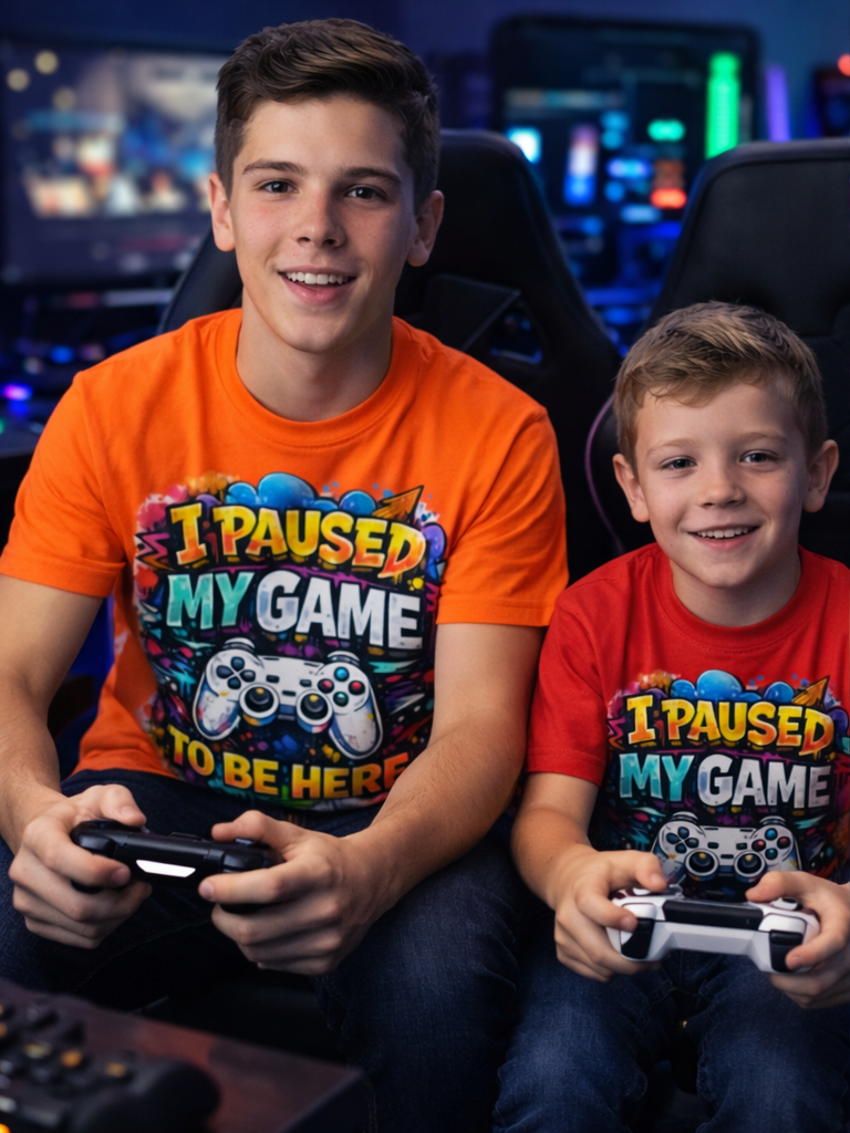 I paused my game Classic Kids T-Shirt