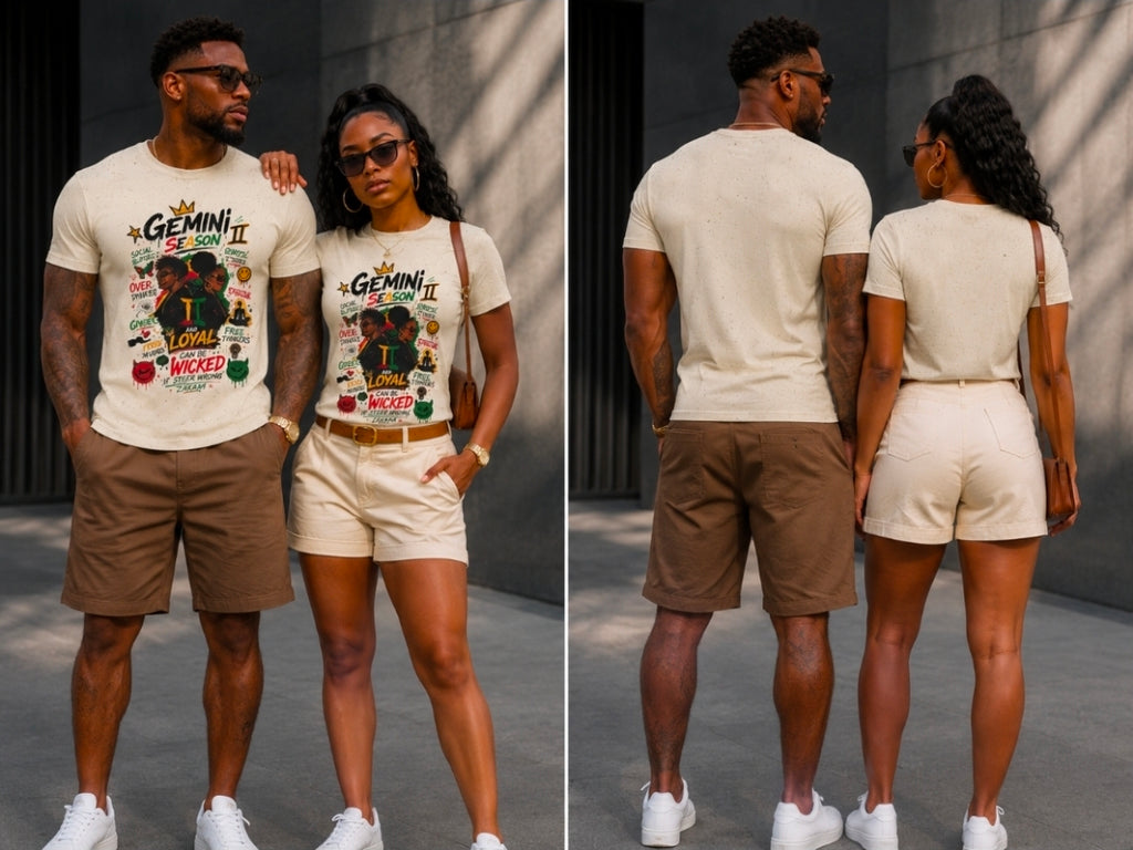 Gemini Season II T-Shirt - Loyal & Wicked Gemini Zodiac Graphic Tee