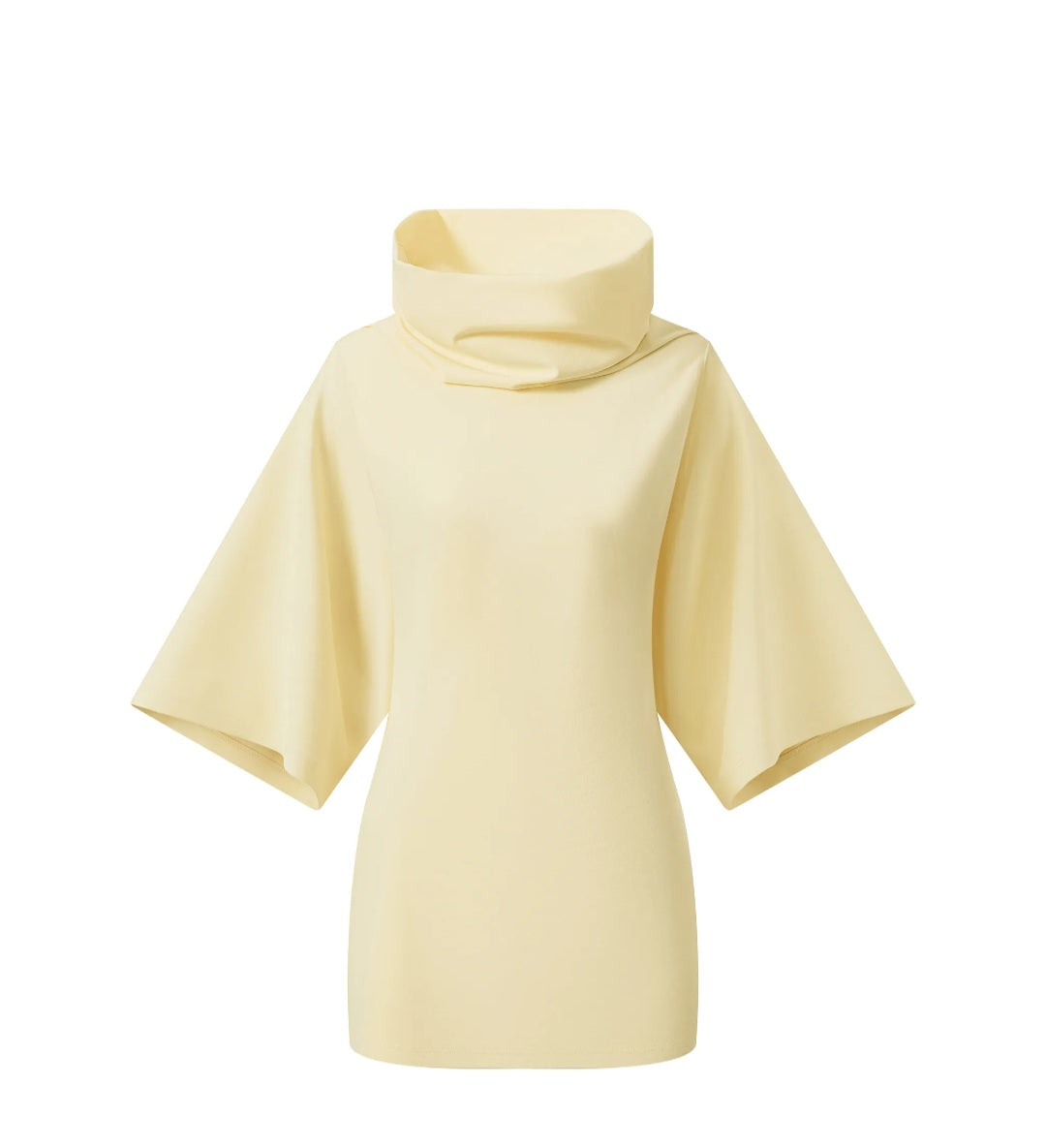 Women’s Turtleneck Batwing T-Shirt Dress