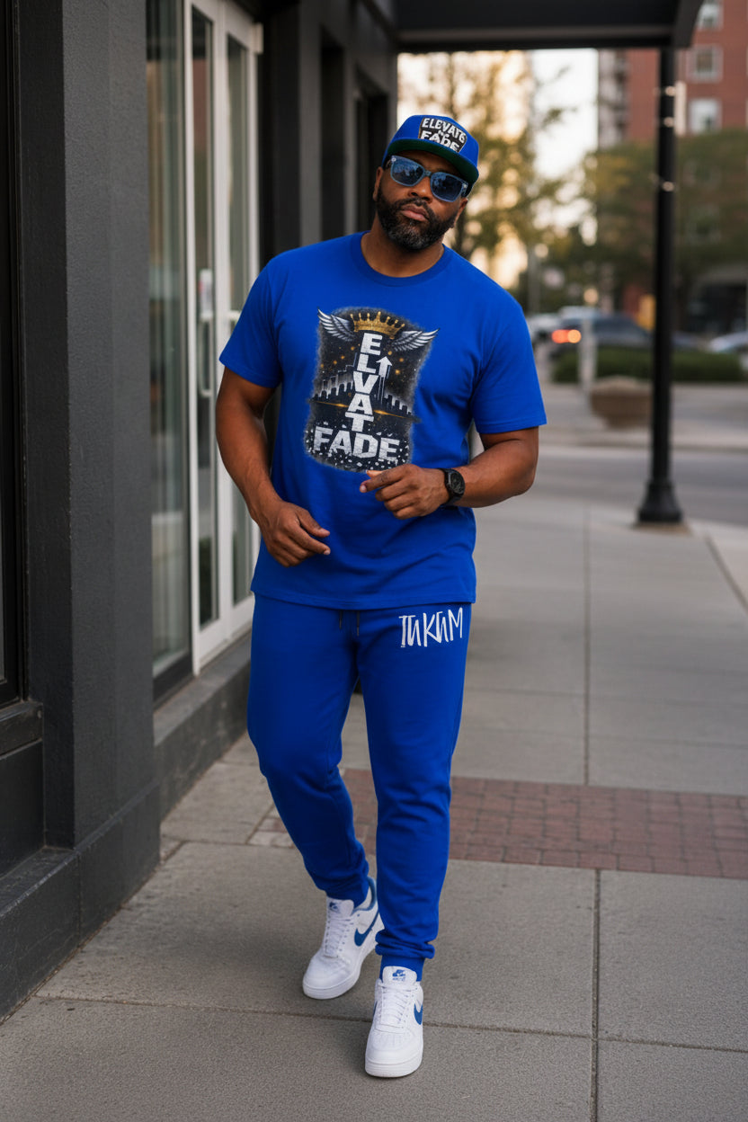 Blu Men's Joggers - Comfortable and Stylish Athletic Wear for Everyday Use
