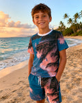 Tropical Swim Trunks for Boys - Perfect Summer Fun