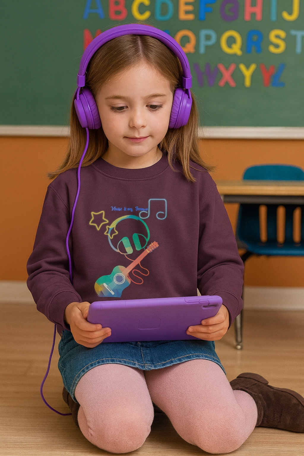 Music Classic Kids Sweatshirt - IAKAM