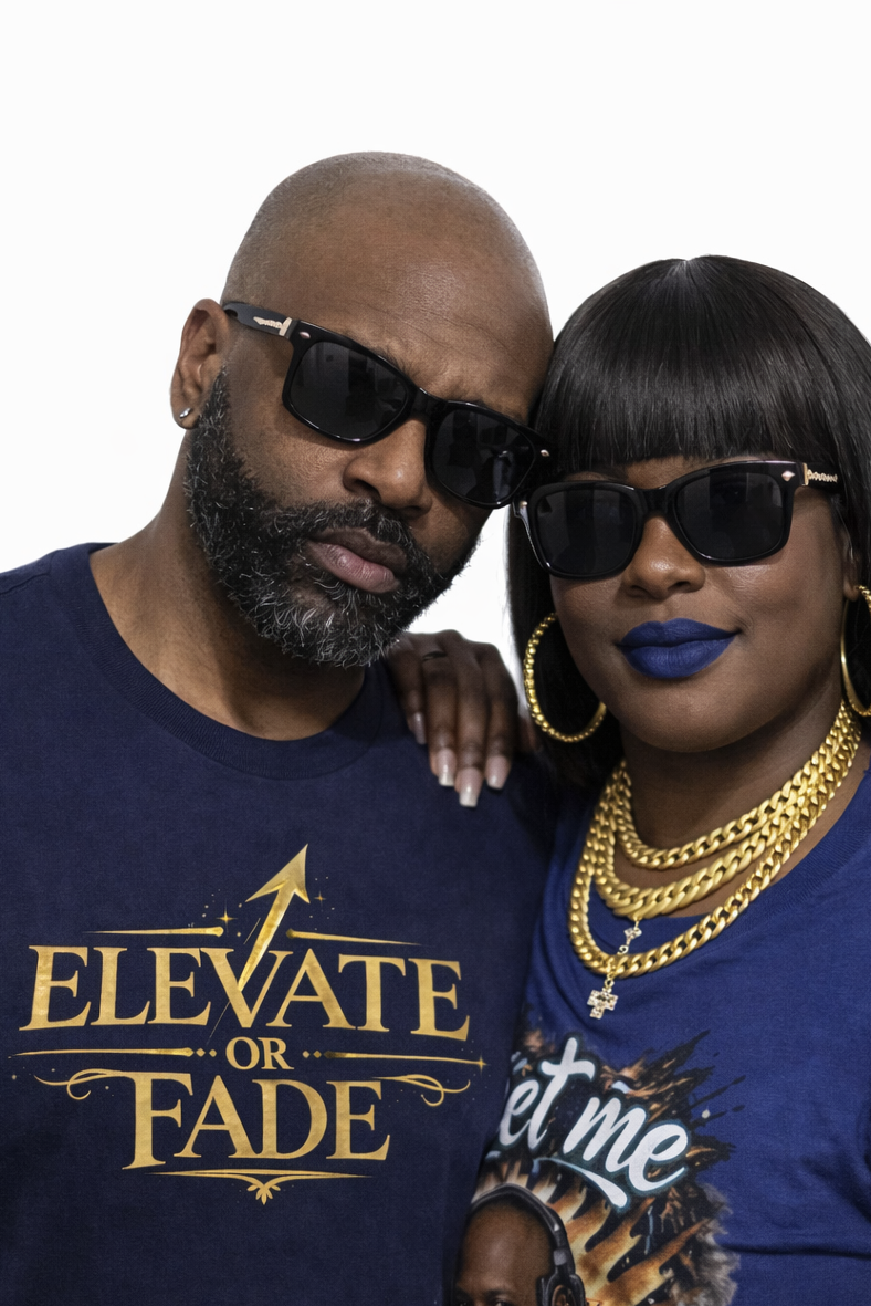 Fashionable Square-frame Metal Punk Sunglasses Unisex