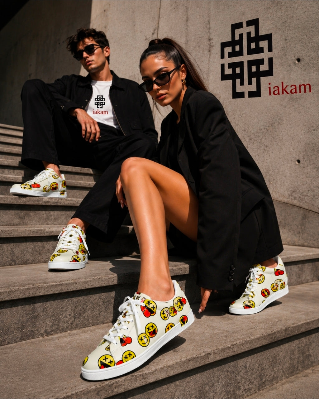 IAKAM Sucker Free Sneaker - Stylish Faux Sneakers for Ultimate Comfort
