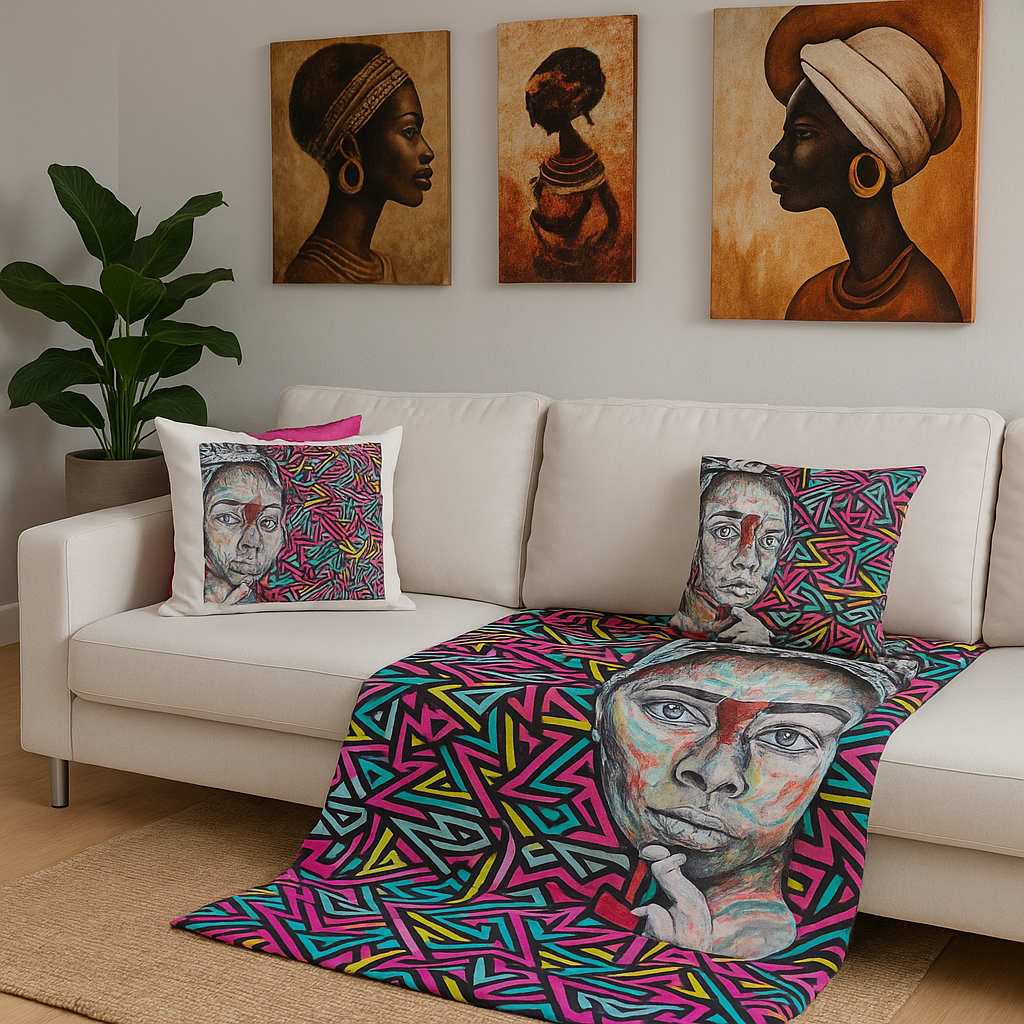 Beauty  Throw Blanket - IAKAM