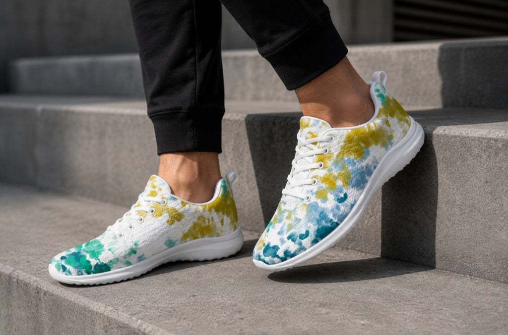 Abstracts  Men's Athletic Sneakers