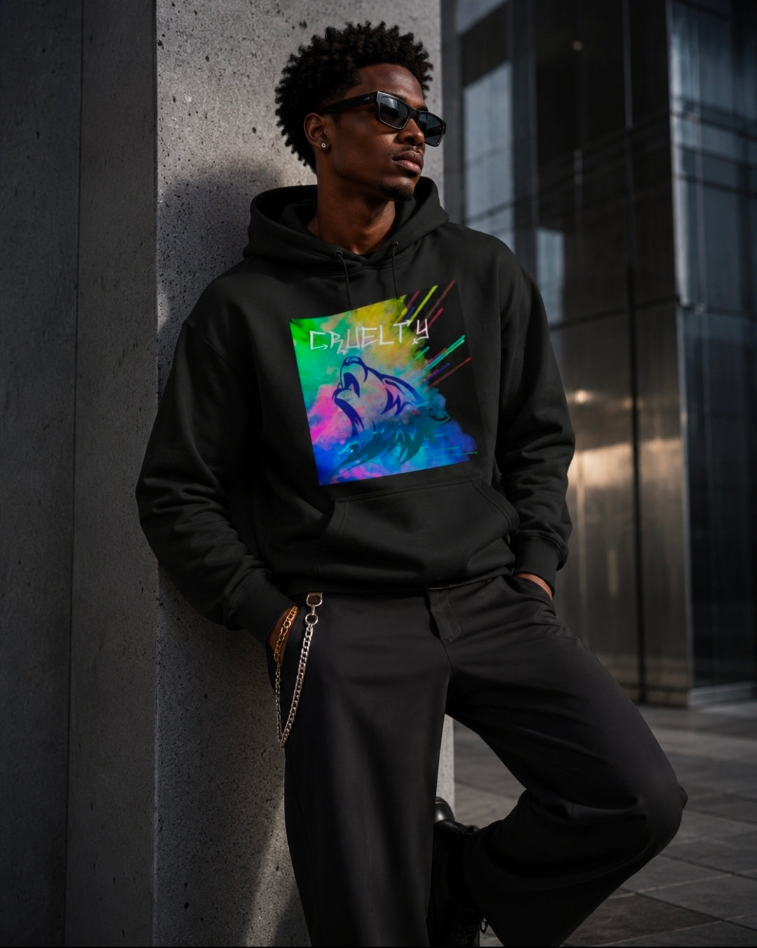 CRUELTY Classic Adult Hoodie - Stylish Comfort for Everyday Wear