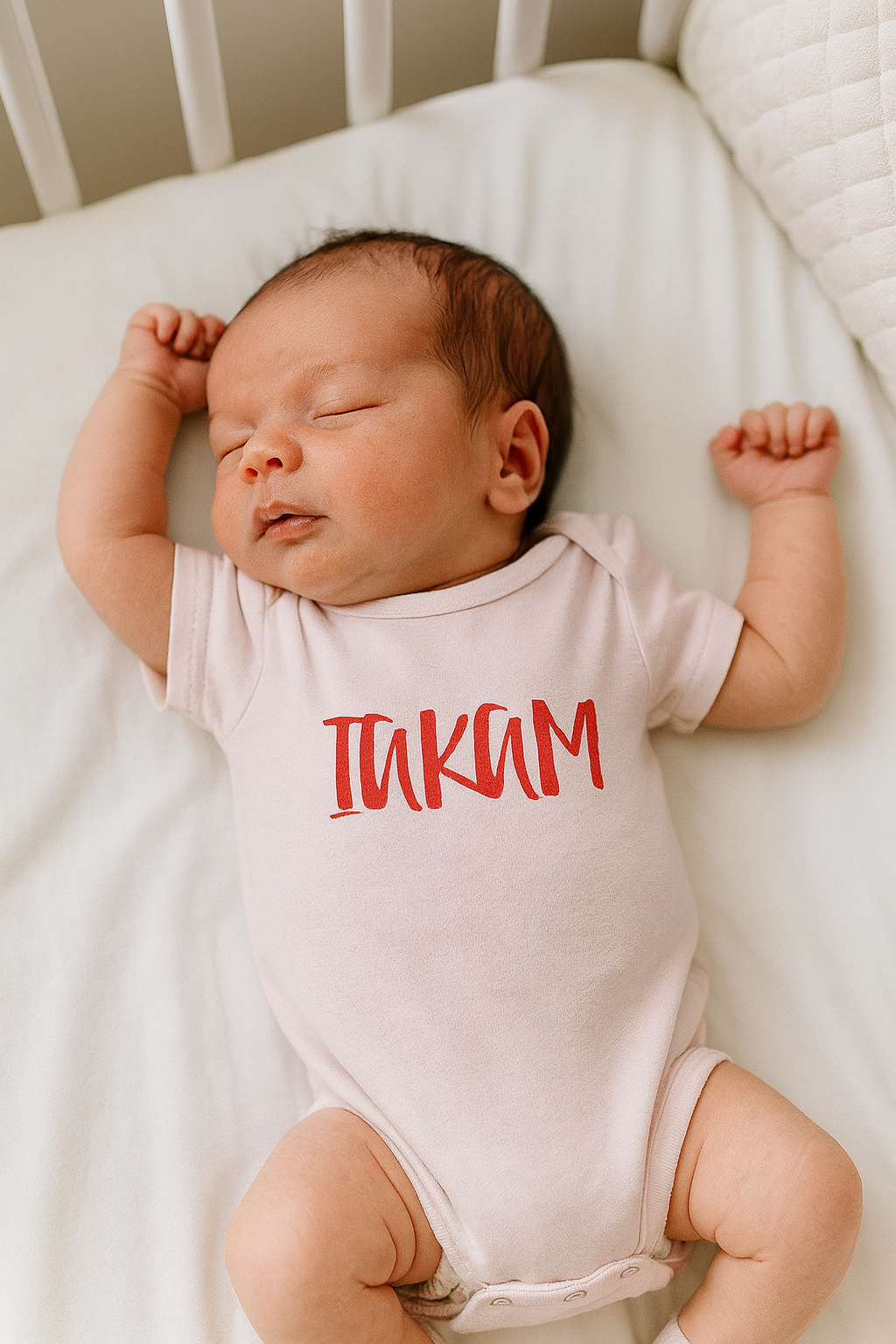 IAKAM Red Classic Baby Onesie Bodysuit