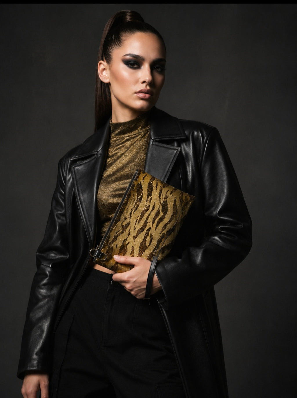 Golden Taz Wristlet