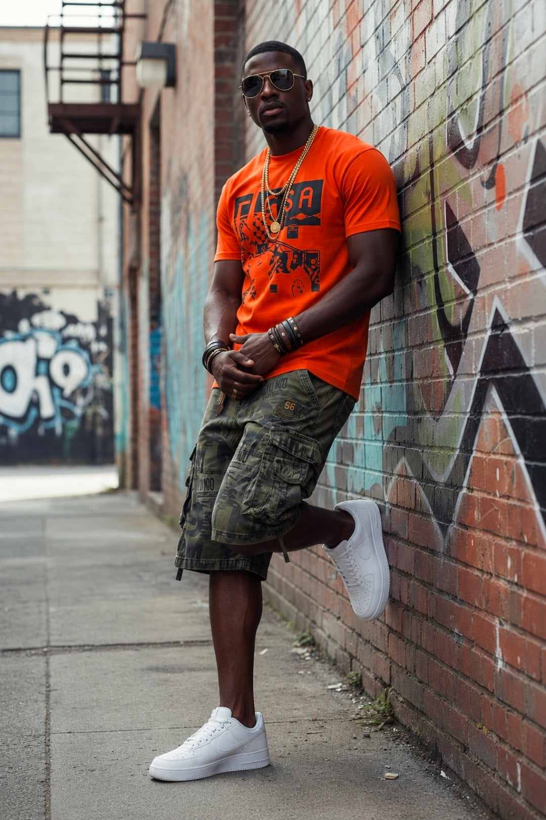 Men's Camouflage Denim Shorts for Stylish Summer Wear
